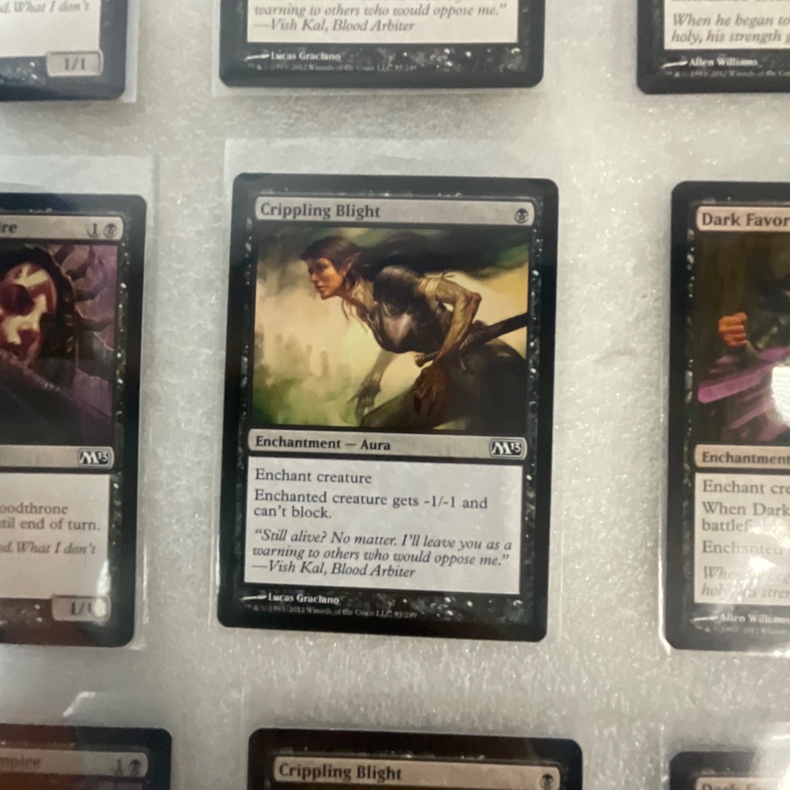 Magic the Gathering Lot of 20 Black M13 Bloodthrone Vampire - Image 16