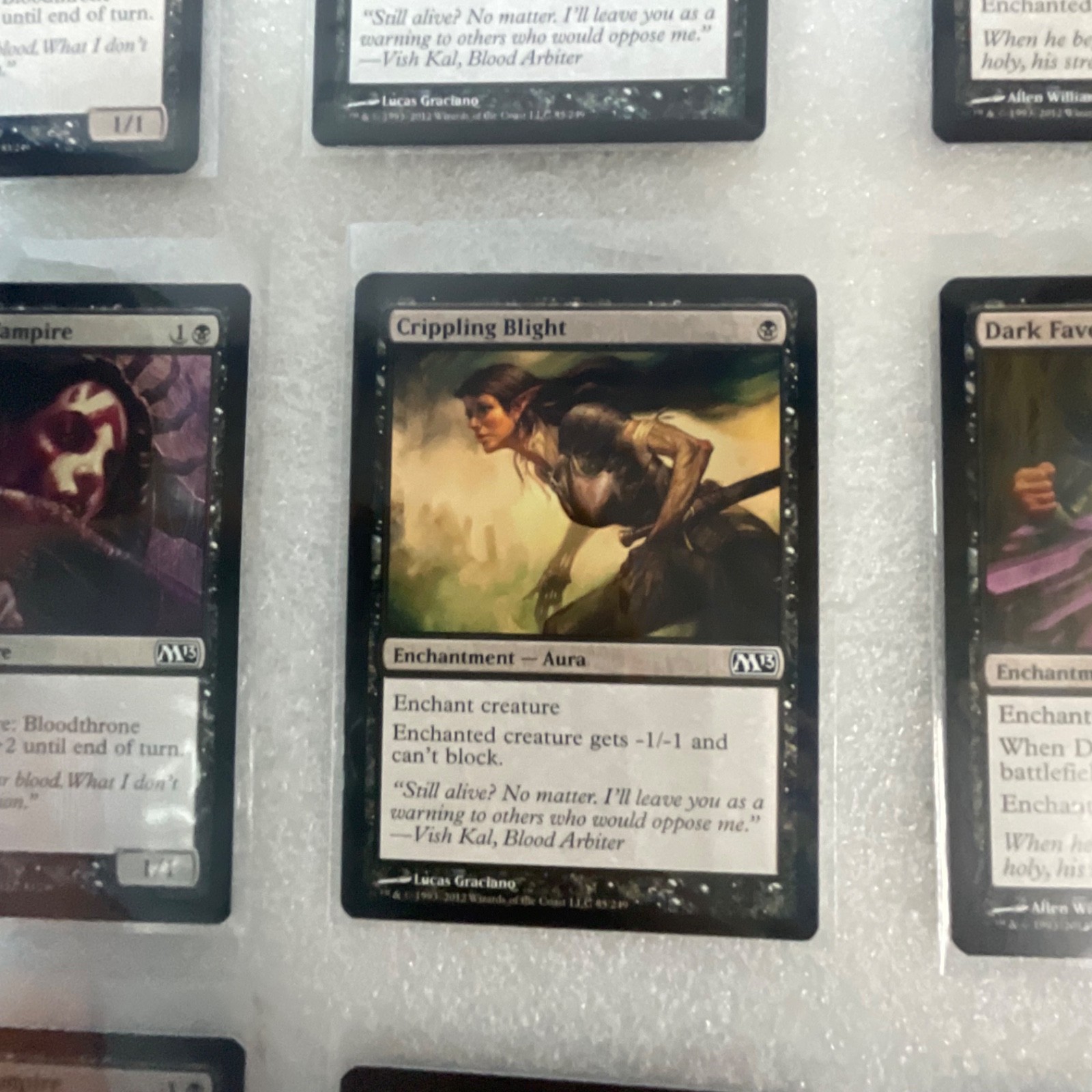 Magic the Gathering Lot of 20 Black M13 Bloodthrone Vampire - Image 15