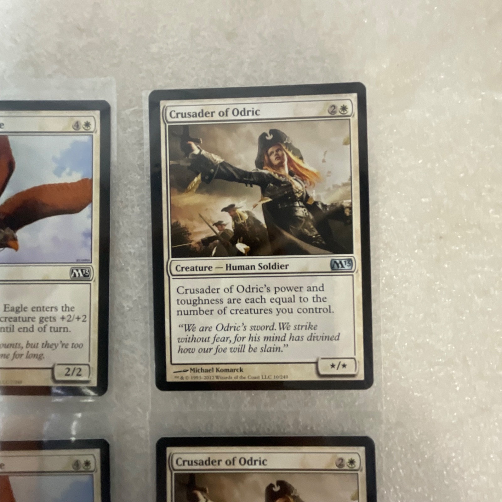 Magic the Gathering Lot of 20 White M13 Attended Knight Crusader - Image 18