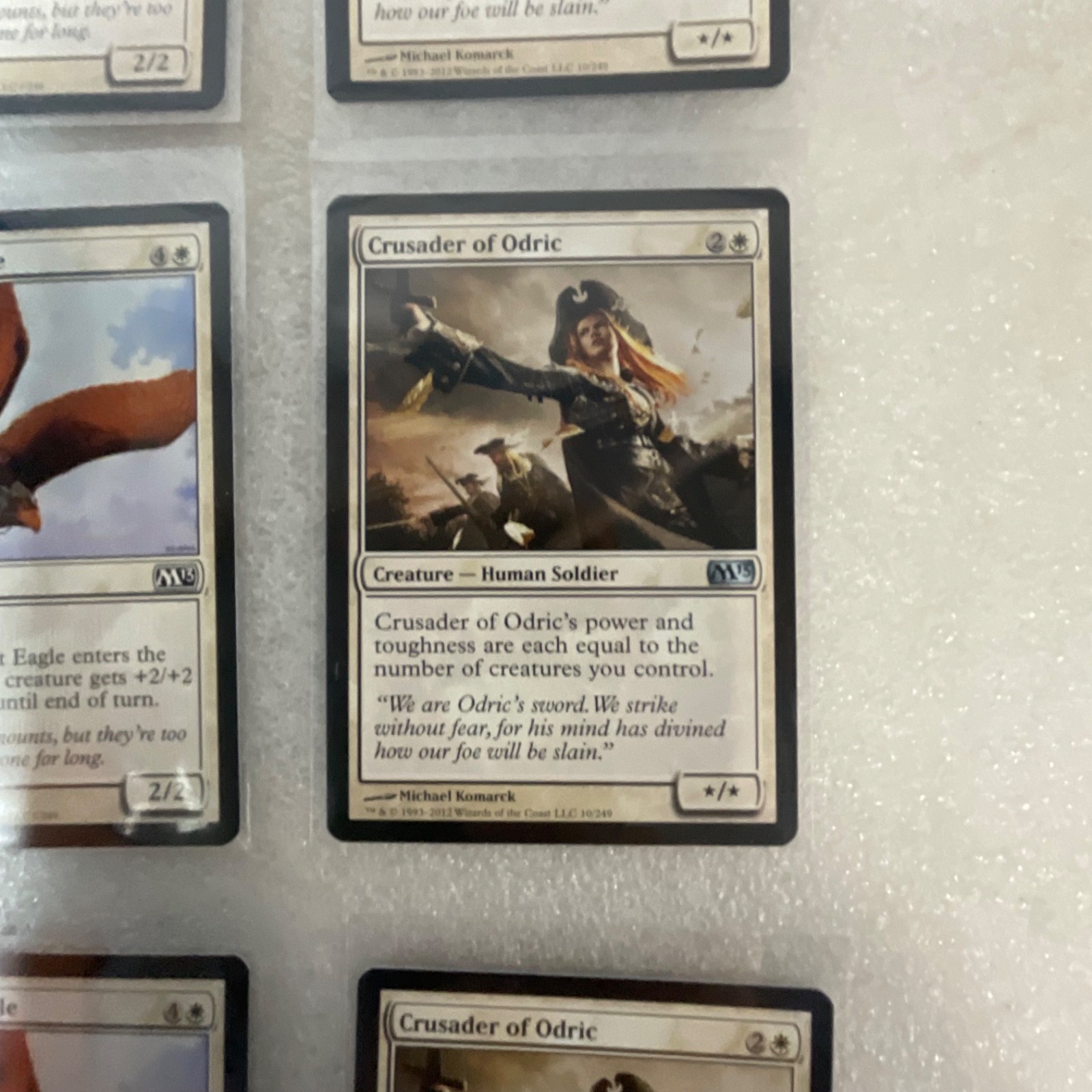Magic the Gathering Lot of 20 White M13 Attended Knight Crusader - Image 19