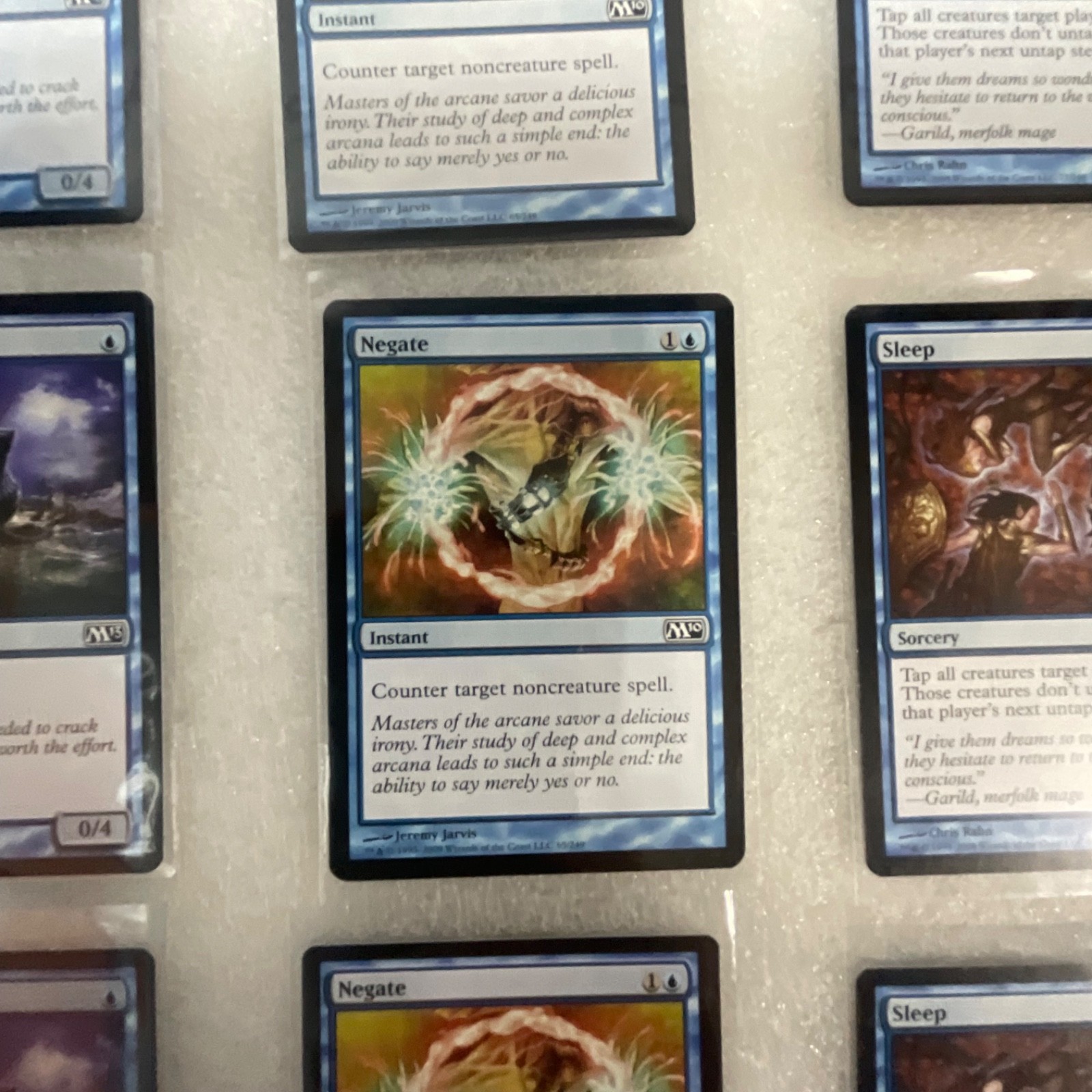 Magic the Gathering Lot of 20 Blue Cards M13 Cancel Negate Sleep - Image 12