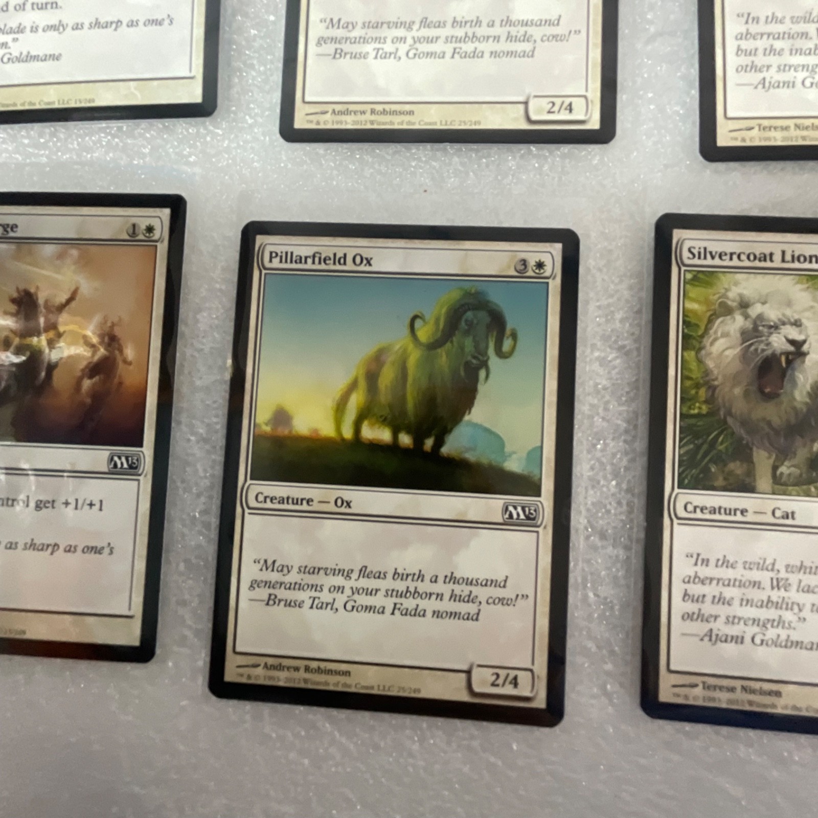 Magic the Gathering Lot of 20 White M13 Glorious Charge War Falcon - Image 6