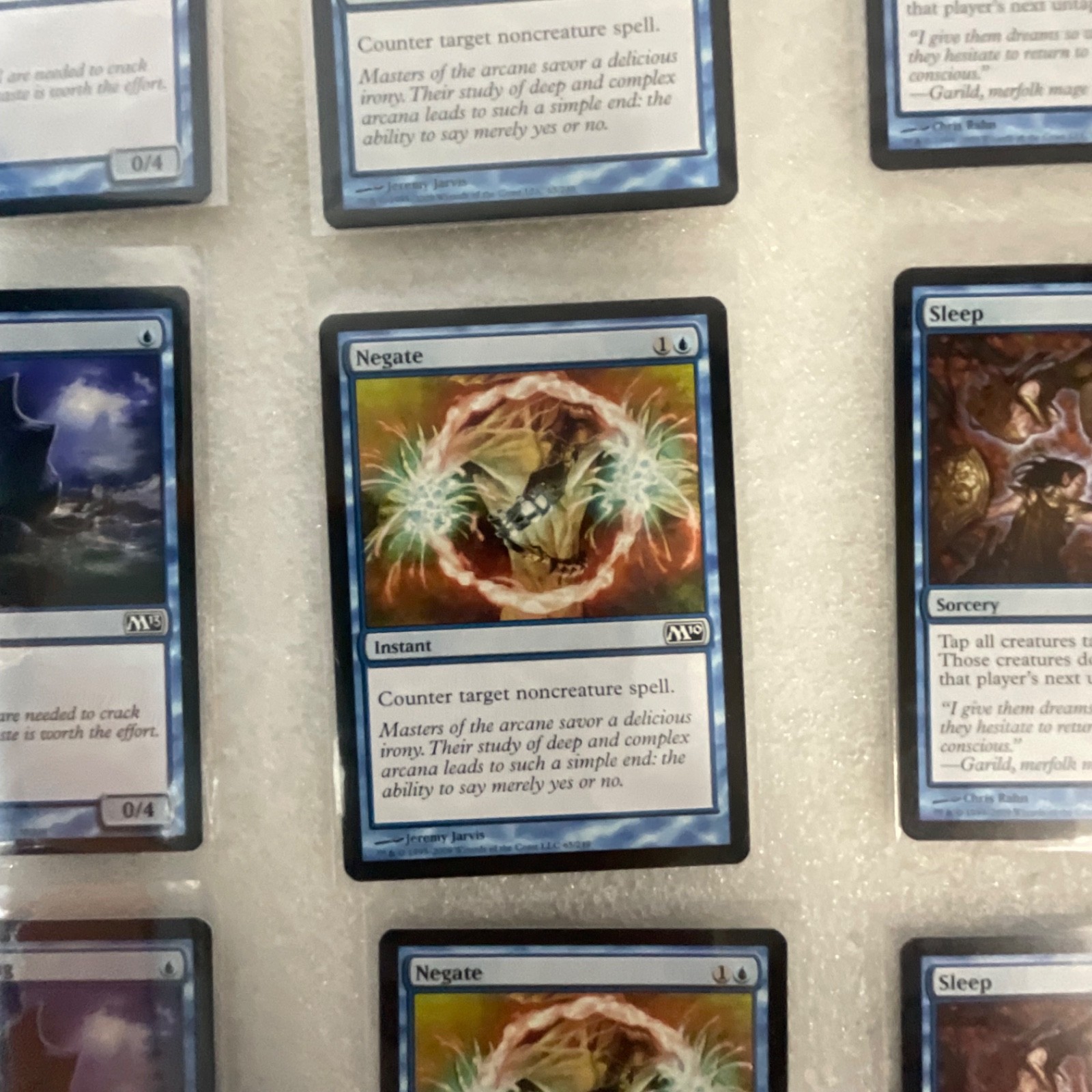 Magic the Gathering Lot of 20 Blue Cards M13 Cancel Negate Sleep - Image 11