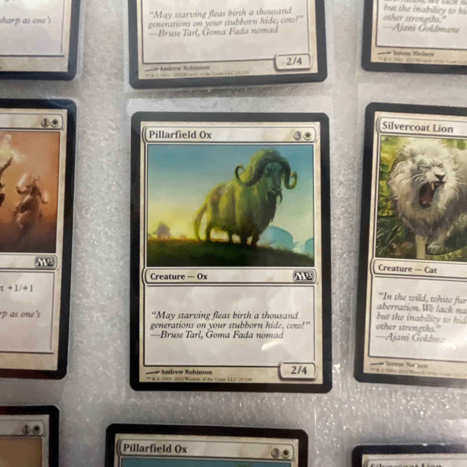Magic the Gathering Lot of 20 White M13 Glorious Charge War Falcon - Image 8