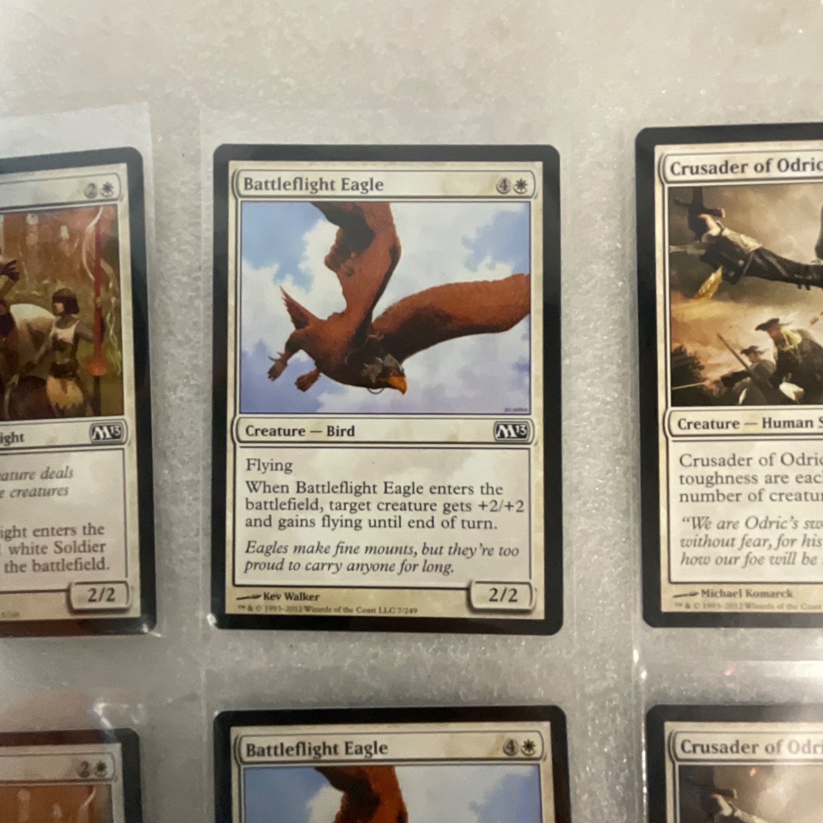 Magic the Gathering Lot of 20 White M13 Attended Knight Crusader - Image 17