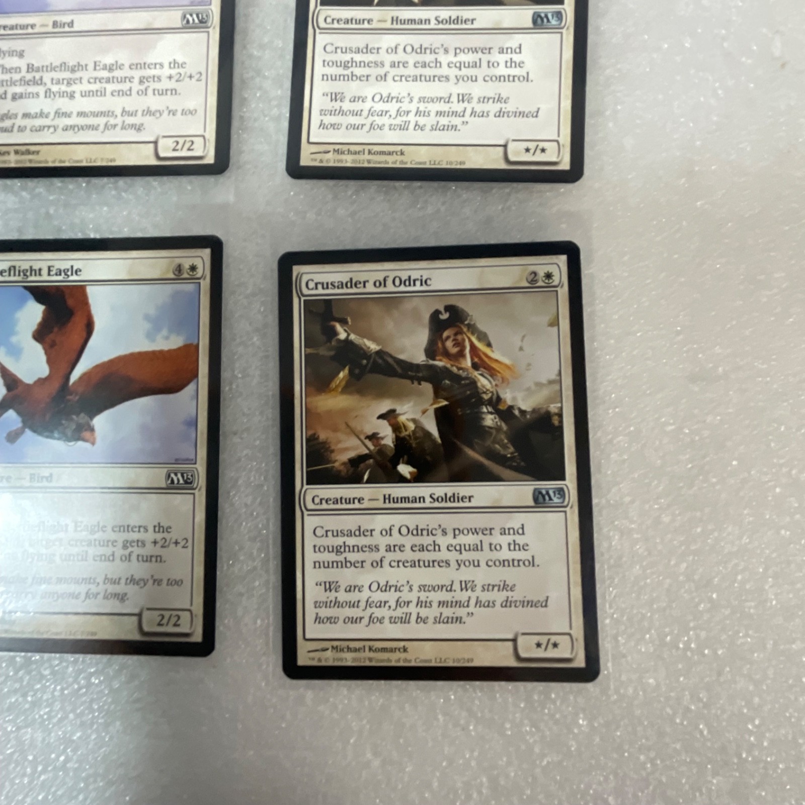 Magic the Gathering Lot of 20 White M13 Attended Knight Crusader - Image 21