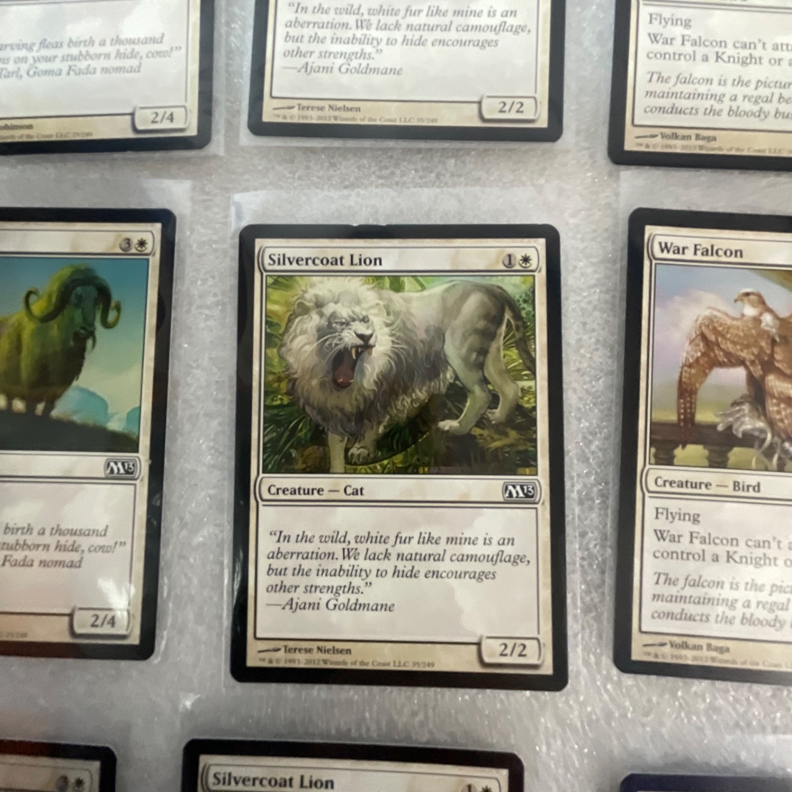 Magic the Gathering Lot of 20 White M13 Glorious Charge War Falcon - Image 12