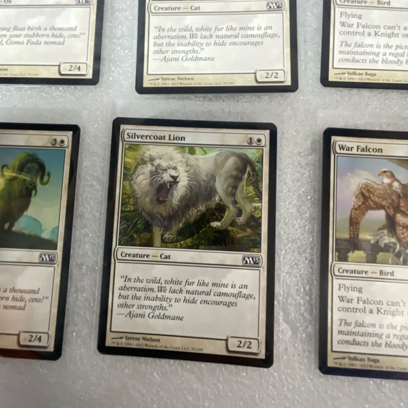 Magic the Gathering Lot of 20 White M13 Glorious Charge War Falcon - Image 13