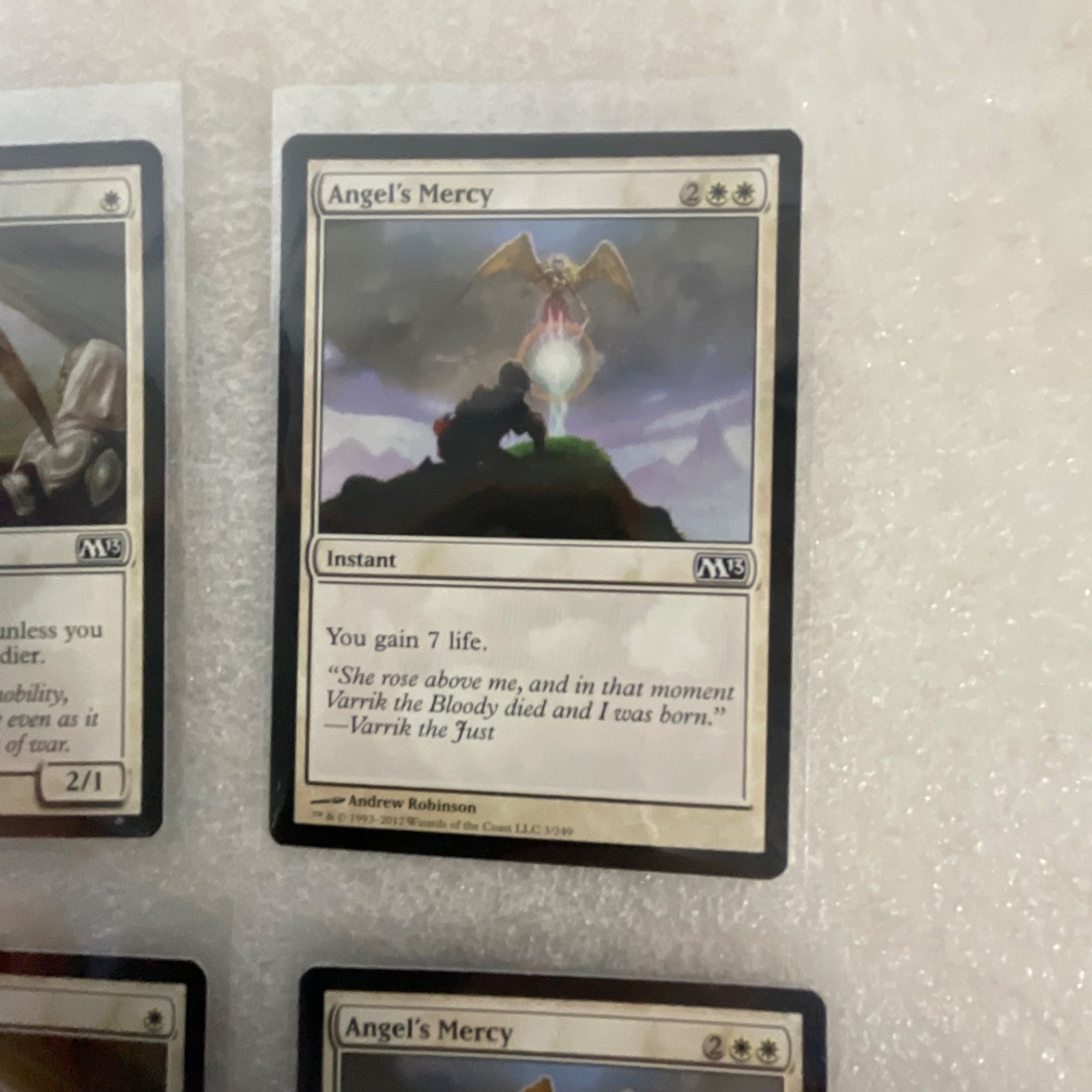 Magic the Gathering Lot of 20 White M13 Glorious Charge War Falcon - Image 18