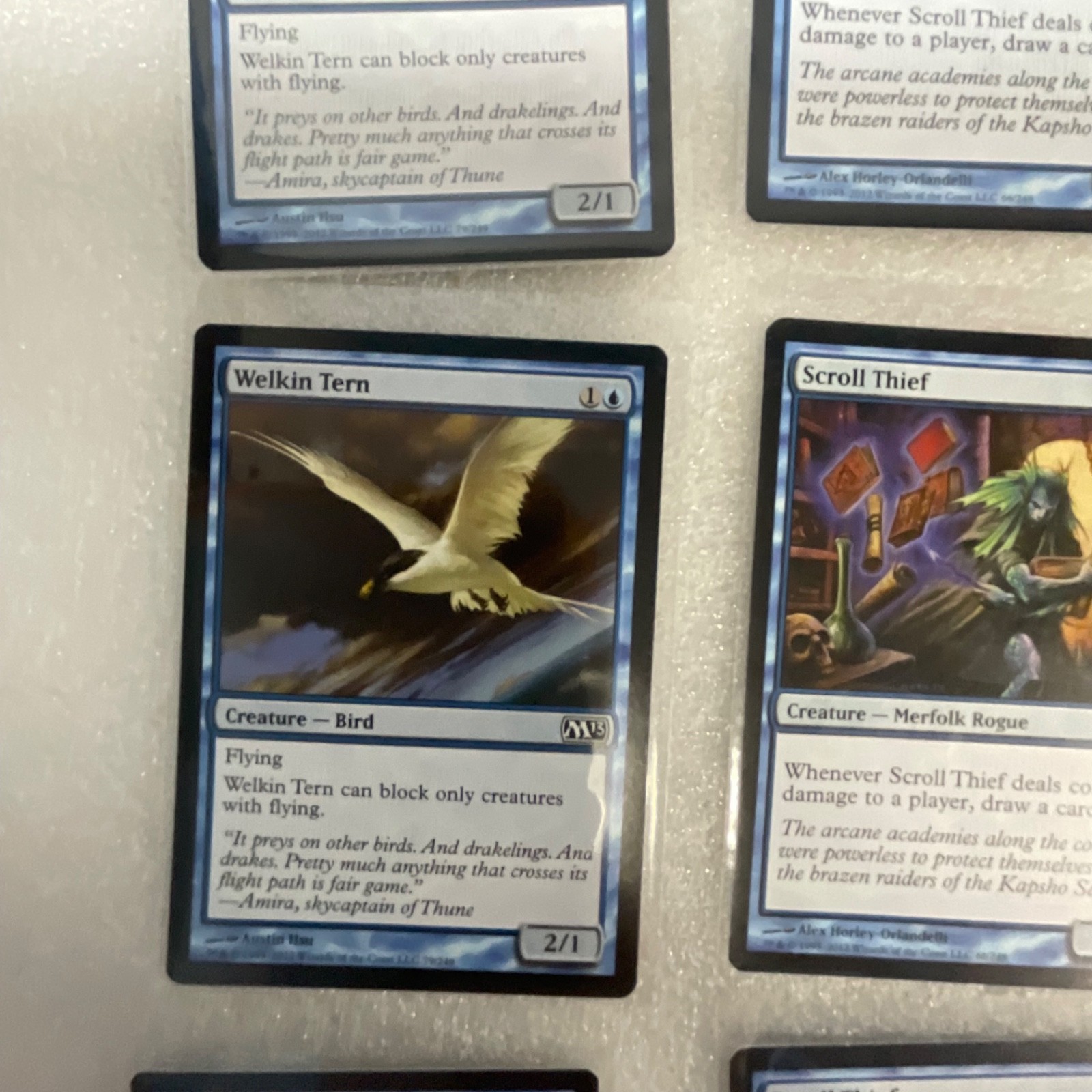 Magic the Gathering Lot of 20 Blue M13 Welkin Tern Archaeomancer - Image 4