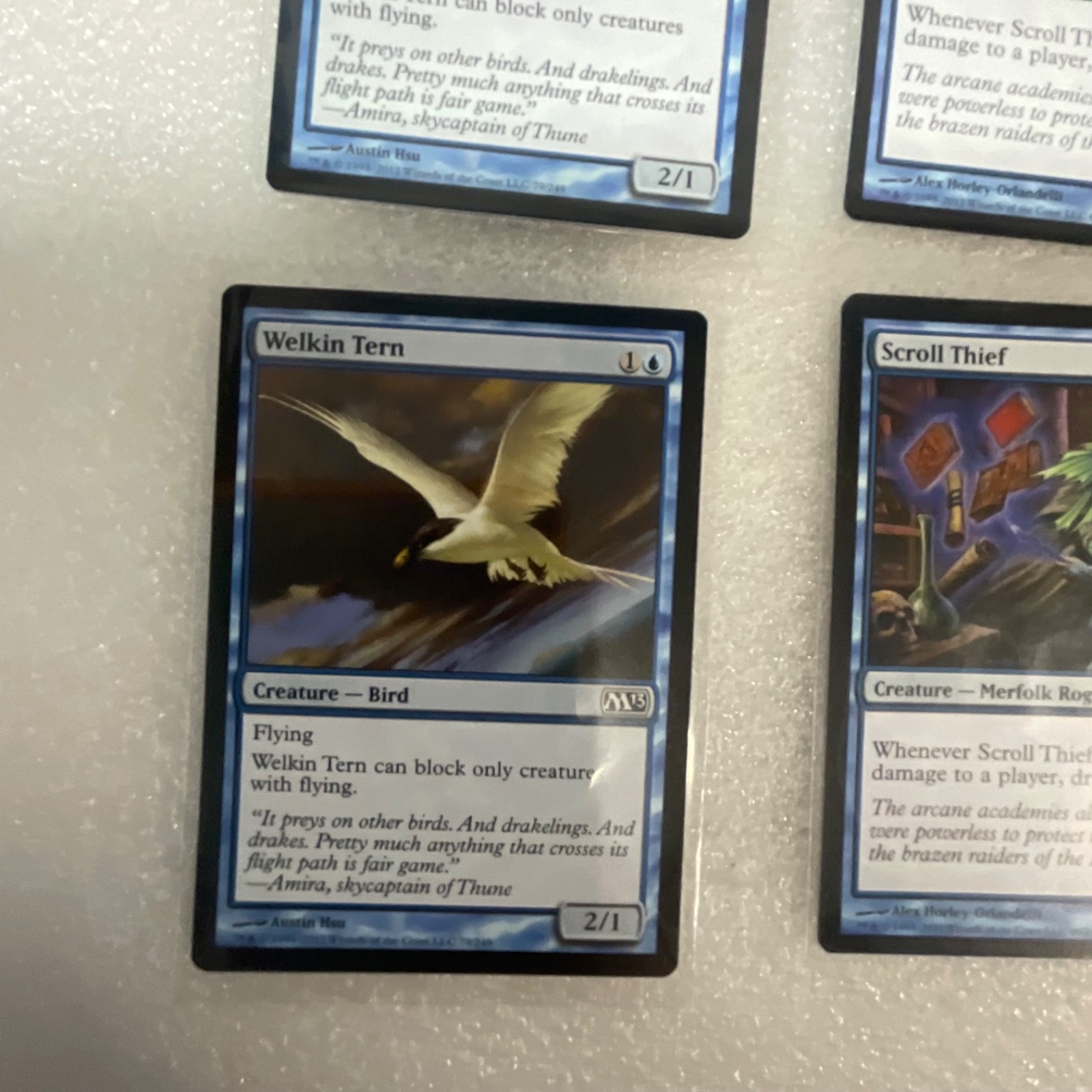 Magic the Gathering Lot of 20 Blue M13 Welkin Tern Archaeomancer - Image 5