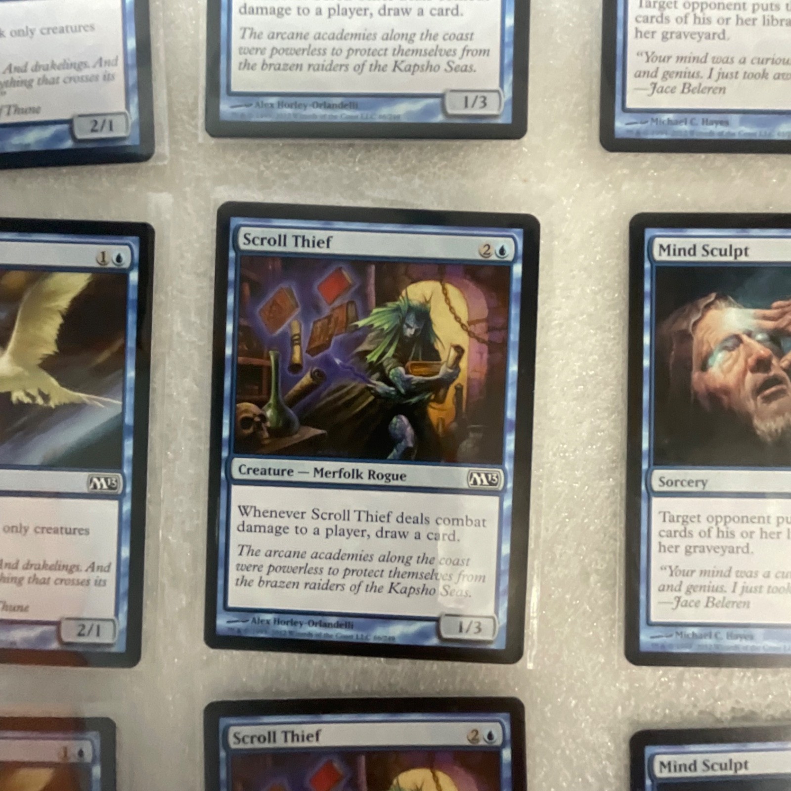 Magic the Gathering Lot of 20 Blue M13 Welkin Tern Archaeomancer - Image 7