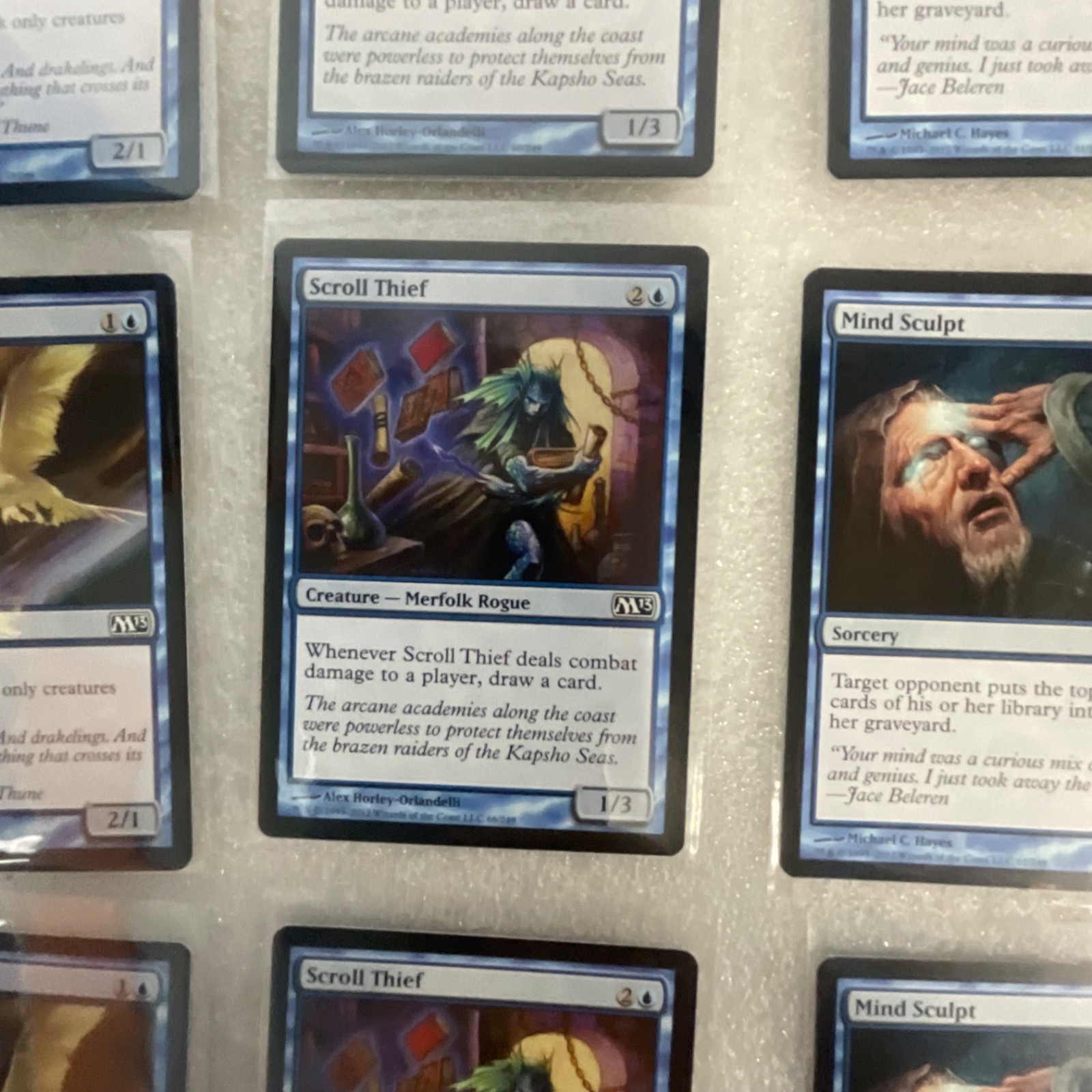 Magic the Gathering Lot of 20 Blue M13 Welkin Tern Archaeomancer - Image 8
