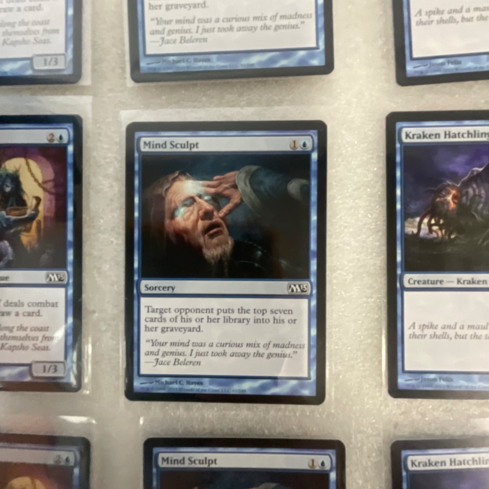 Magic the Gathering Lot of 20 Blue M13 Welkin Tern Archaeomancer - Image 11