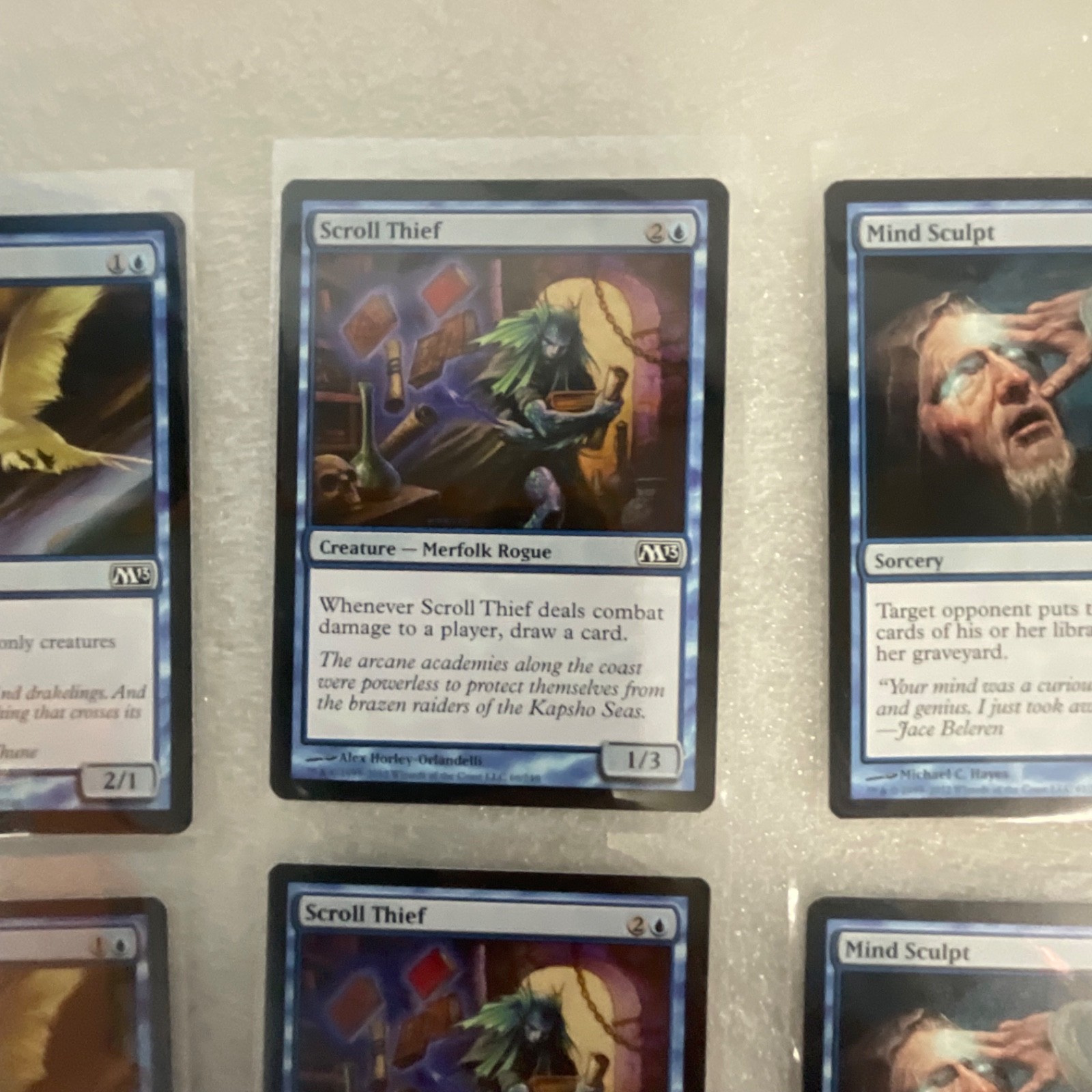 Magic the Gathering Lot of 20 Blue M13 Welkin Tern Archaeomancer - Image 9