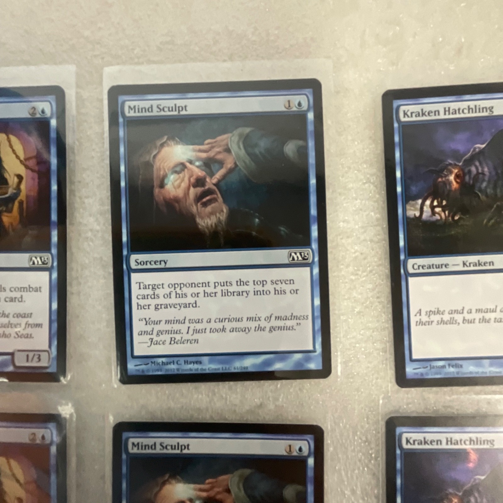 Magic the Gathering Lot of 20 Blue M13 Welkin Tern Archaeomancer - Image 10