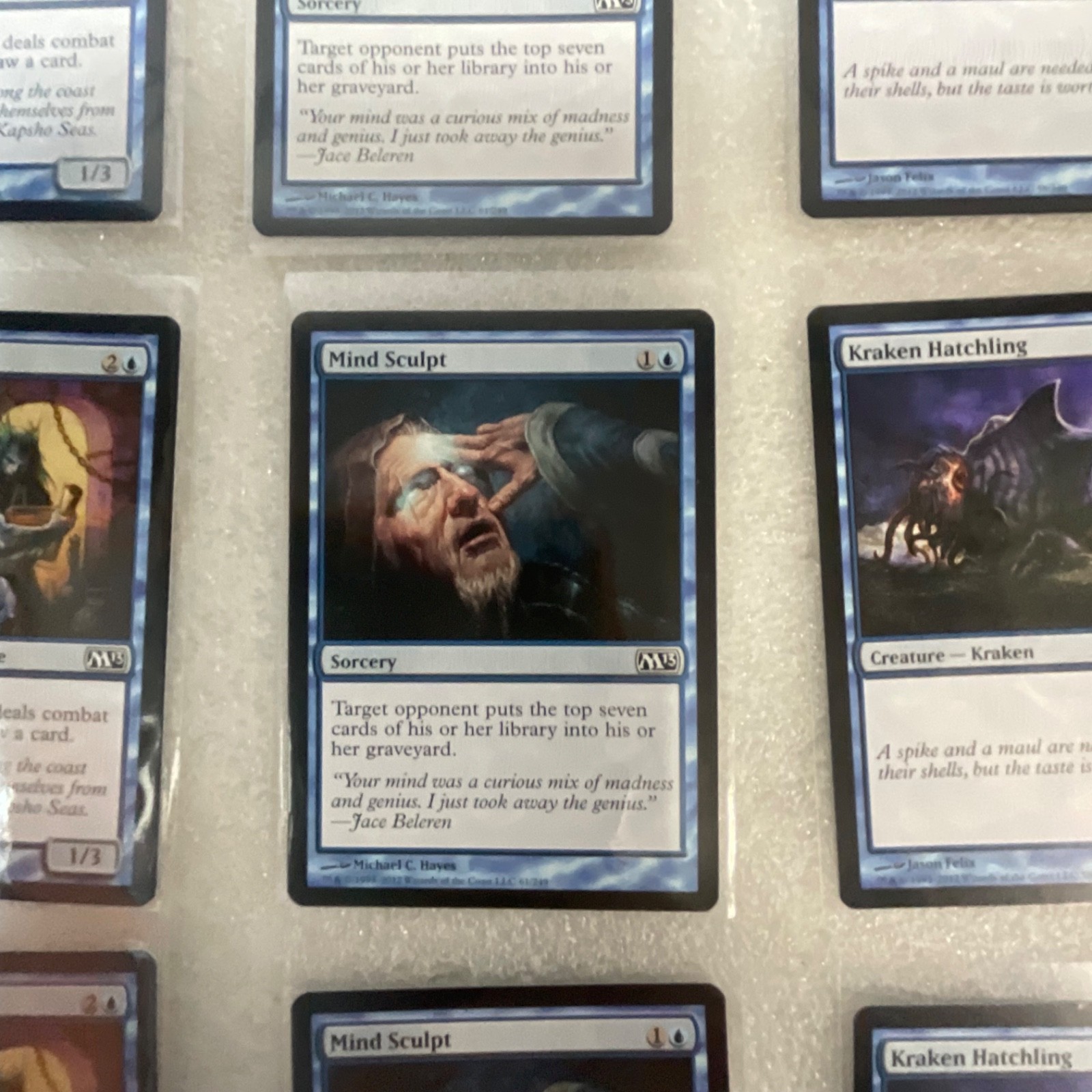 Magic the Gathering Lot of 20 Blue M13 Welkin Tern Archaeomancer - Image 12