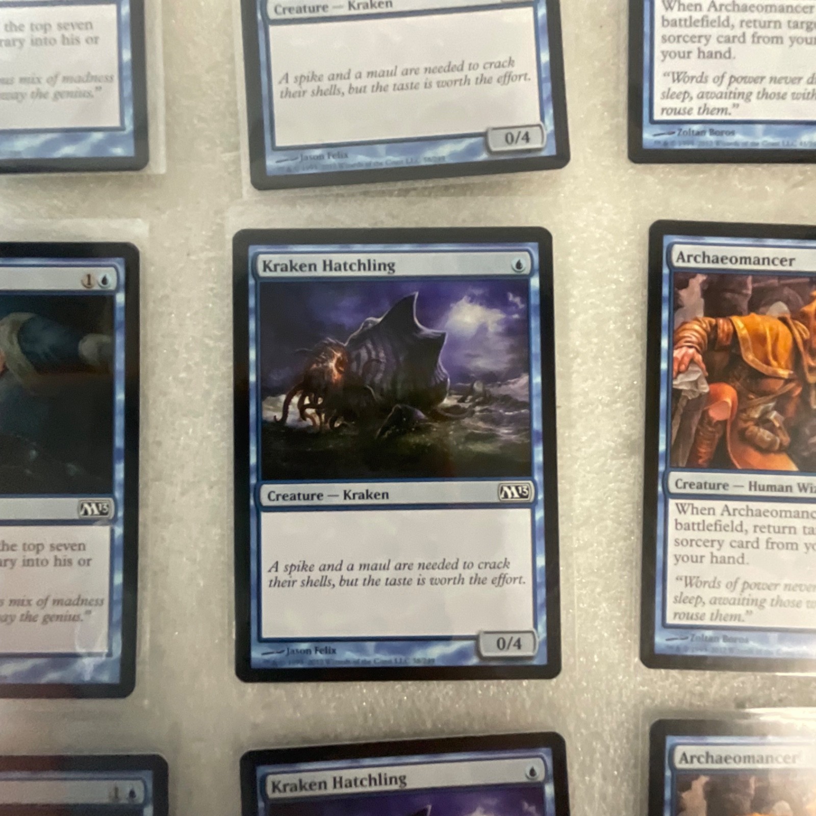 Magic the Gathering Lot of 20 Blue M13 Welkin Tern Archaeomancer - Image 16