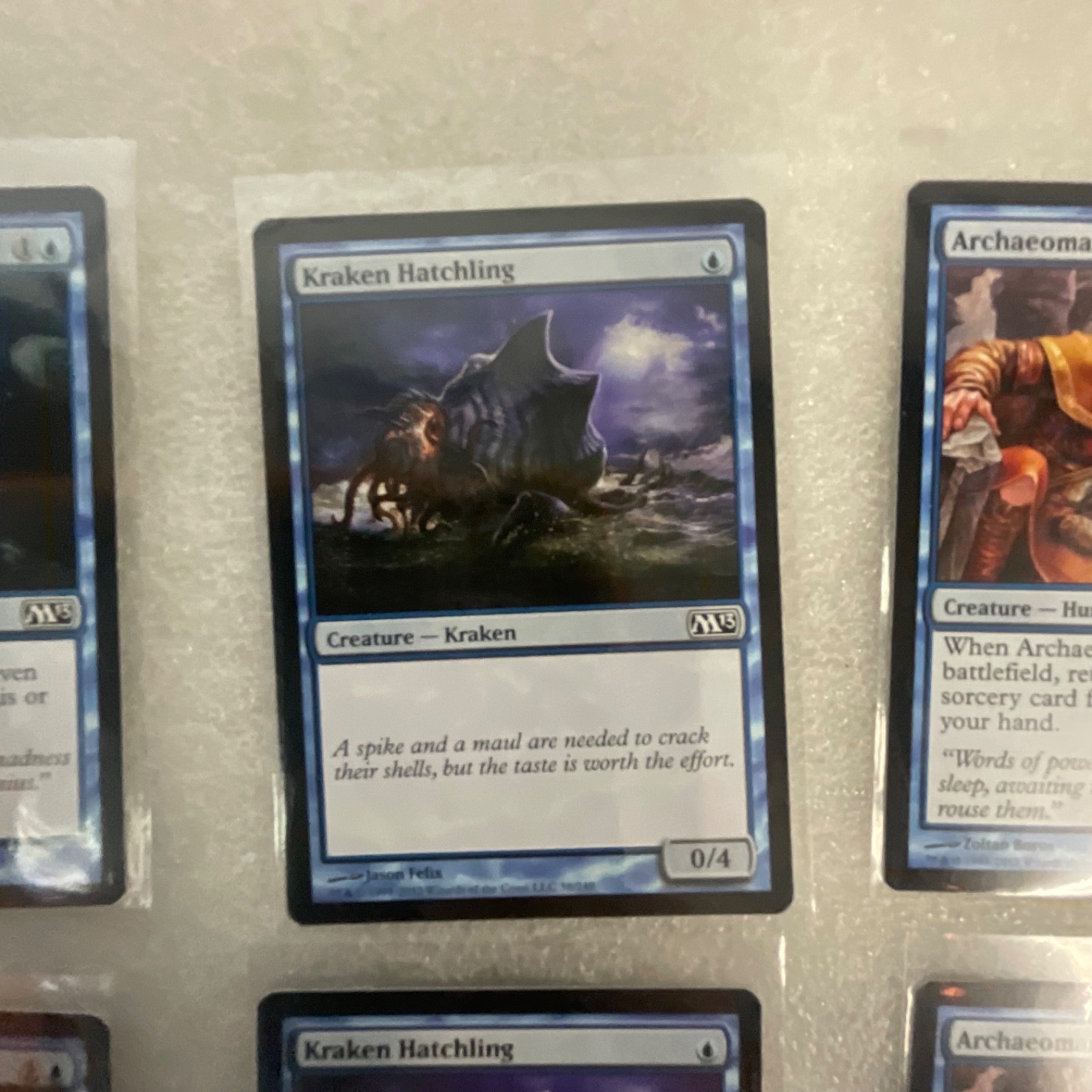 Magic the Gathering Lot of 20 Blue M13 Welkin Tern Archaeomancer - Image 17