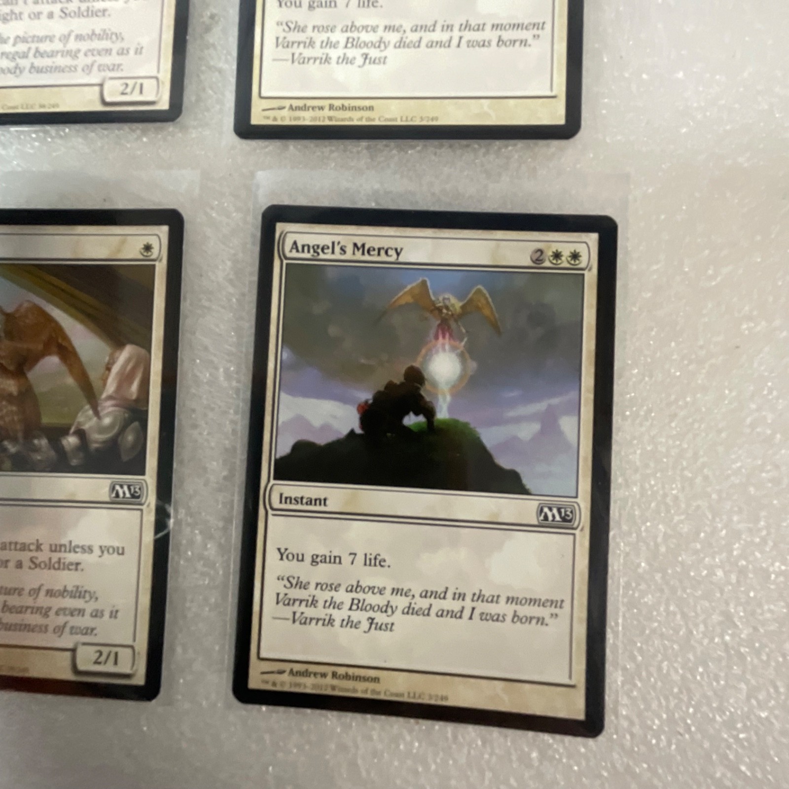 Magic the Gathering Lot of 20 White M13 Glorious Charge War Falcon - Image 21