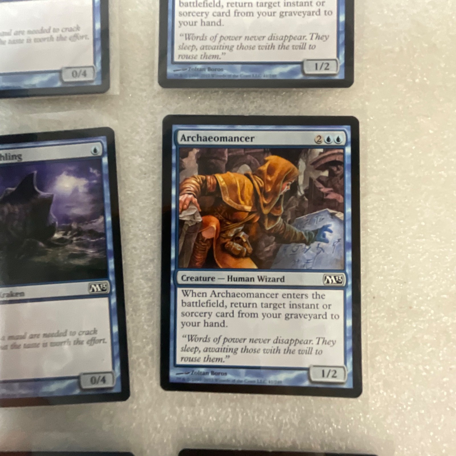 Magic the Gathering Lot of 20 Blue M13 Welkin Tern Archaeomancer - Image 20