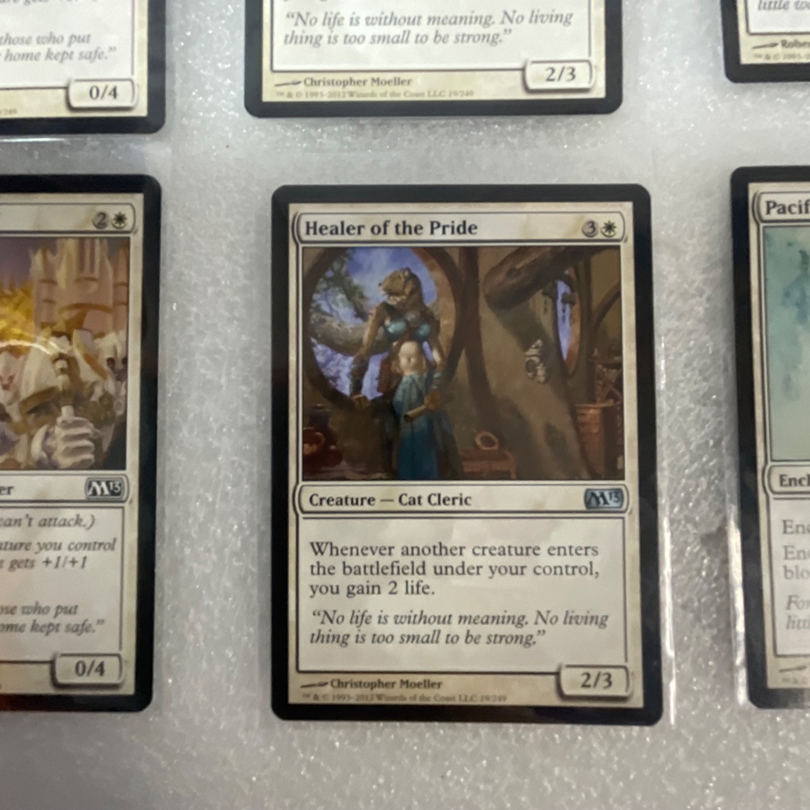 Magic the Gathering Lot of 20 White Cards Guardians of Akrasa Pacifism - Image 6