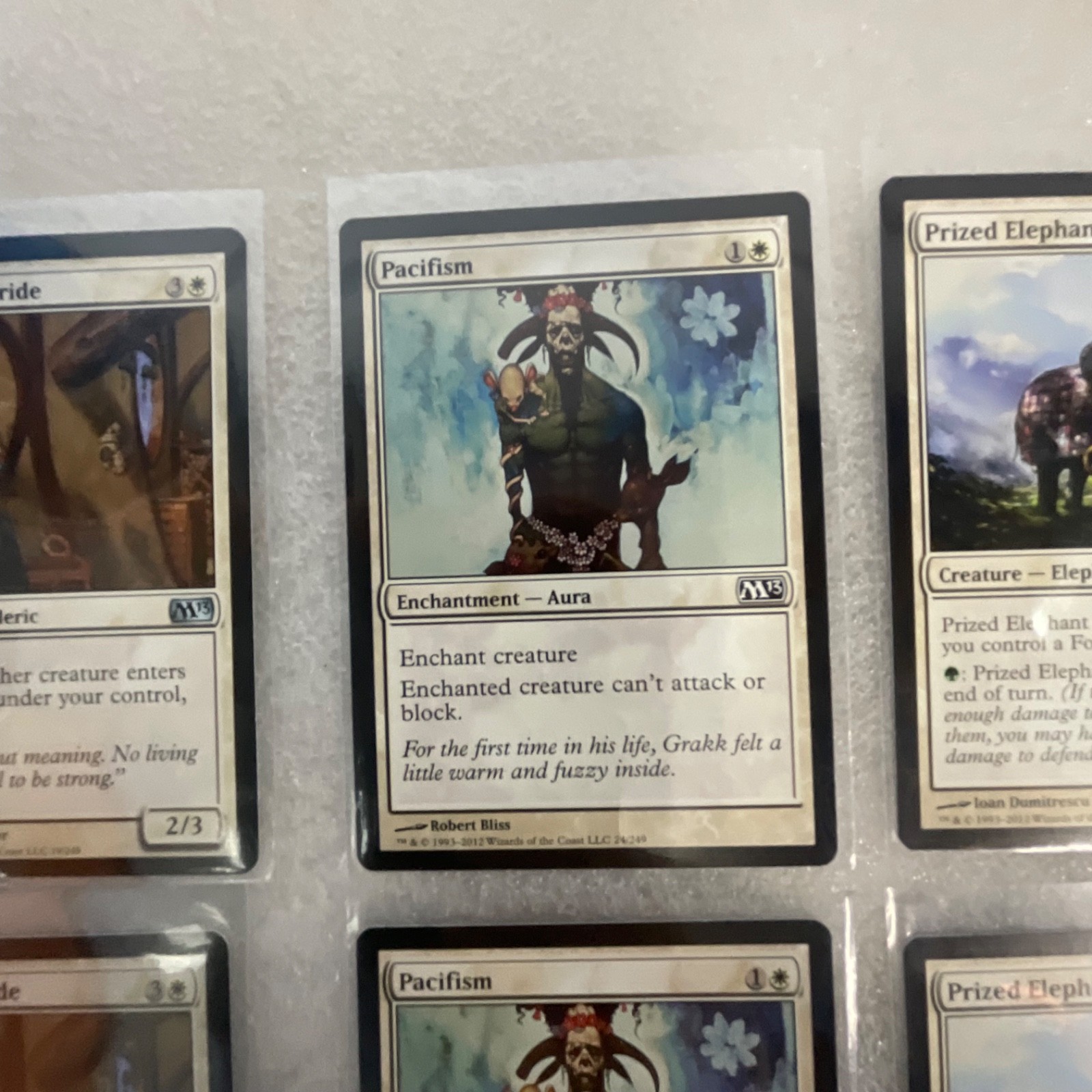 Magic the Gathering Lot of 20 White Cards Guardians of Akrasa Pacifism - Image 10