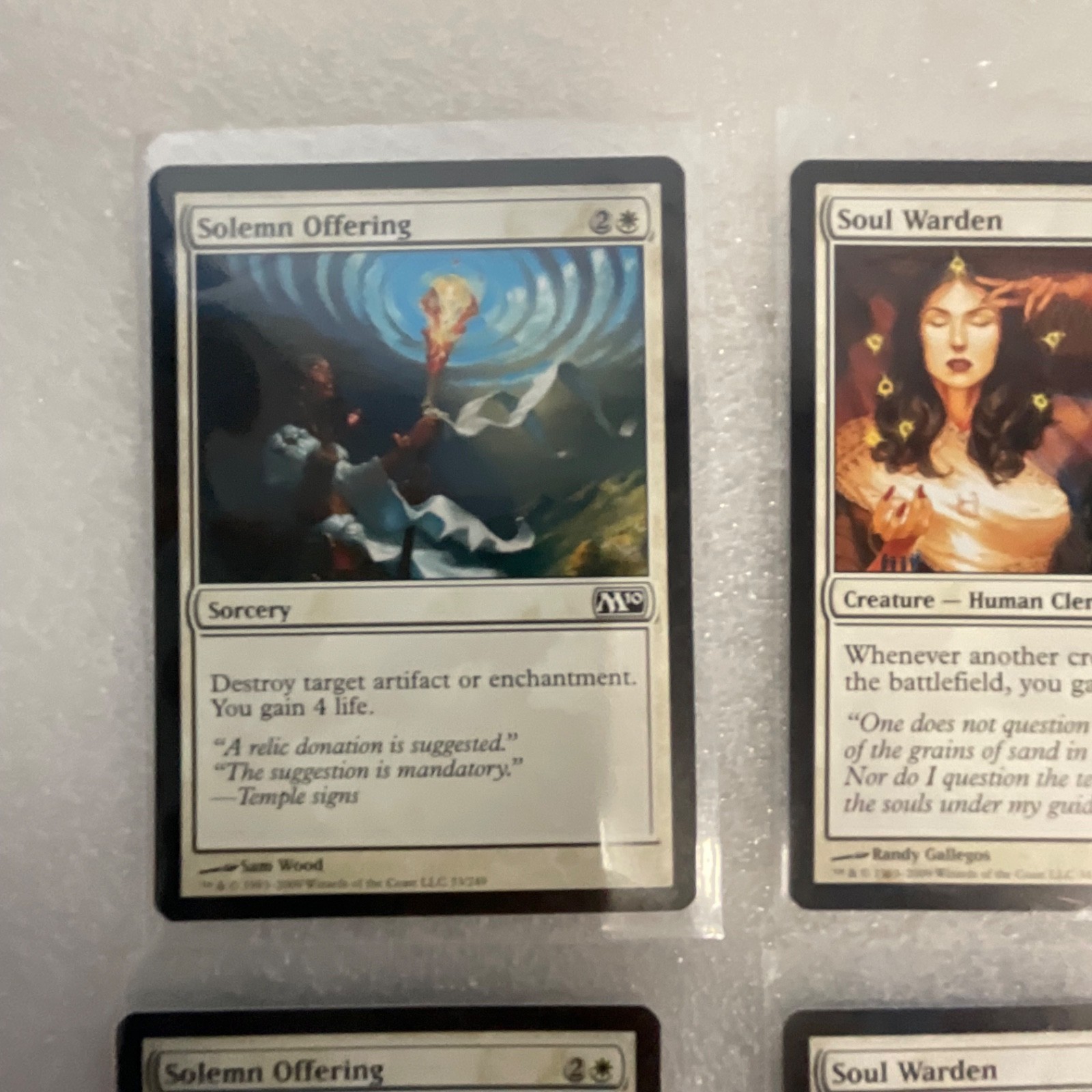 Magic the Gathering Lot of 20 White M13 Soul Warden Stormfront Pegasus - Image 2