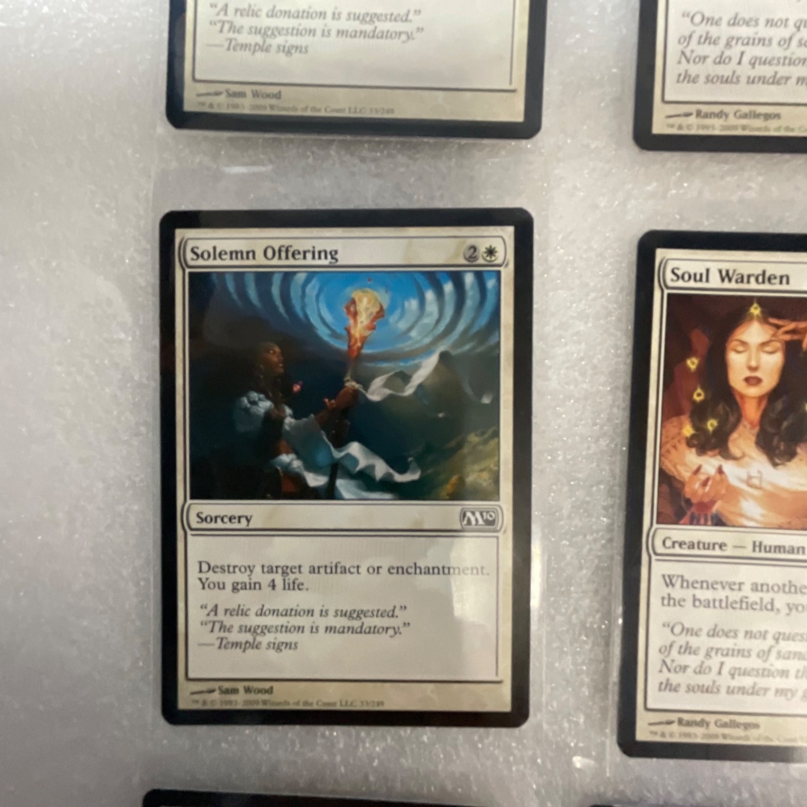 Magic the Gathering Lot of 20 White M13 Soul Warden Stormfront Pegasus - Image 4