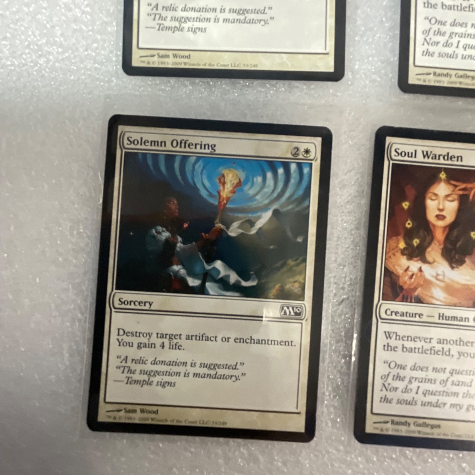 Magic the Gathering Lot of 20 White M13 Soul Warden Stormfront Pegasus - Image 5