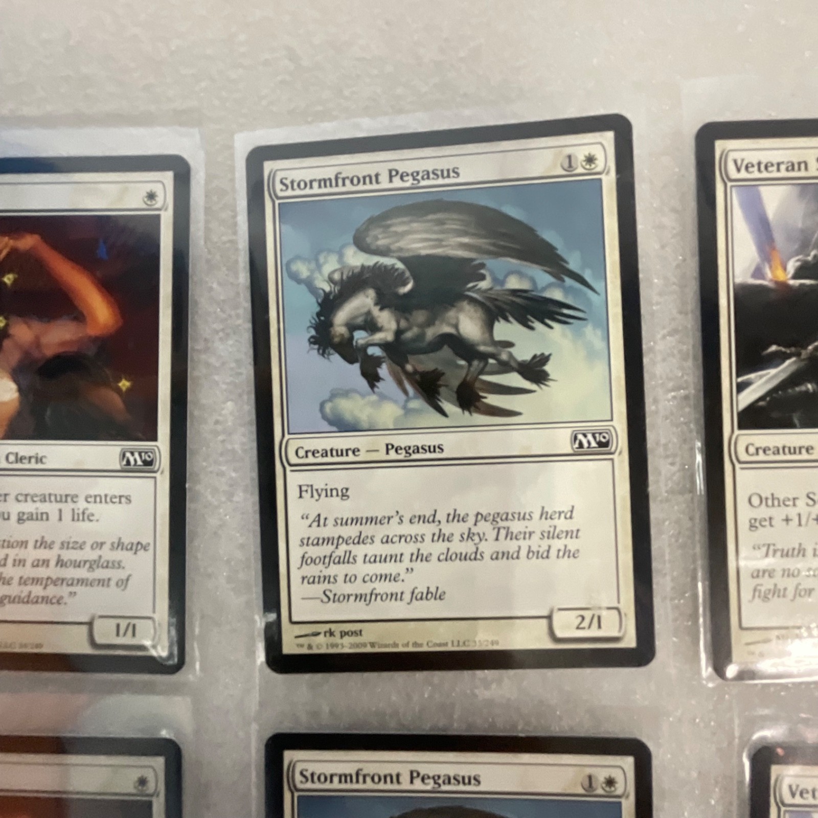 Magic the Gathering Lot of 20 White M13 Soul Warden Stormfront Pegasus - Image 10