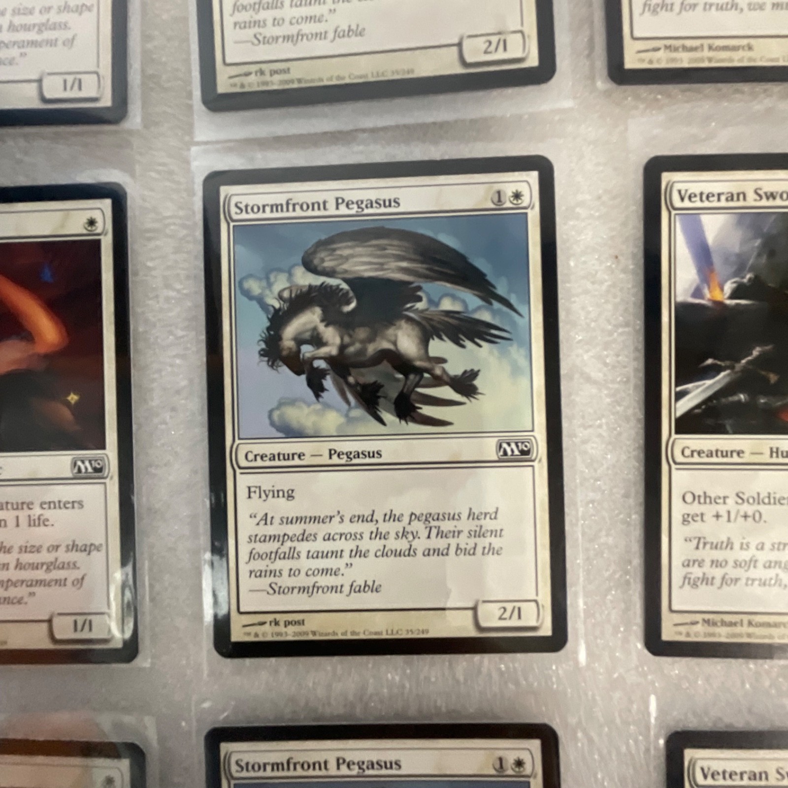 Magic the Gathering Lot of 20 White M13 Soul Warden Stormfront Pegasus - Image 11