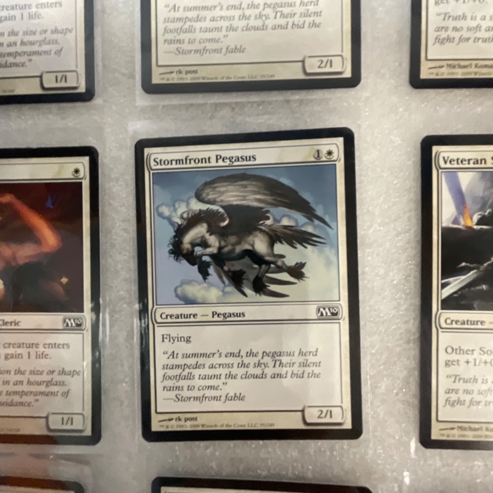 Magic the Gathering Lot of 20 White M13 Soul Warden Stormfront Pegasus - Image 12