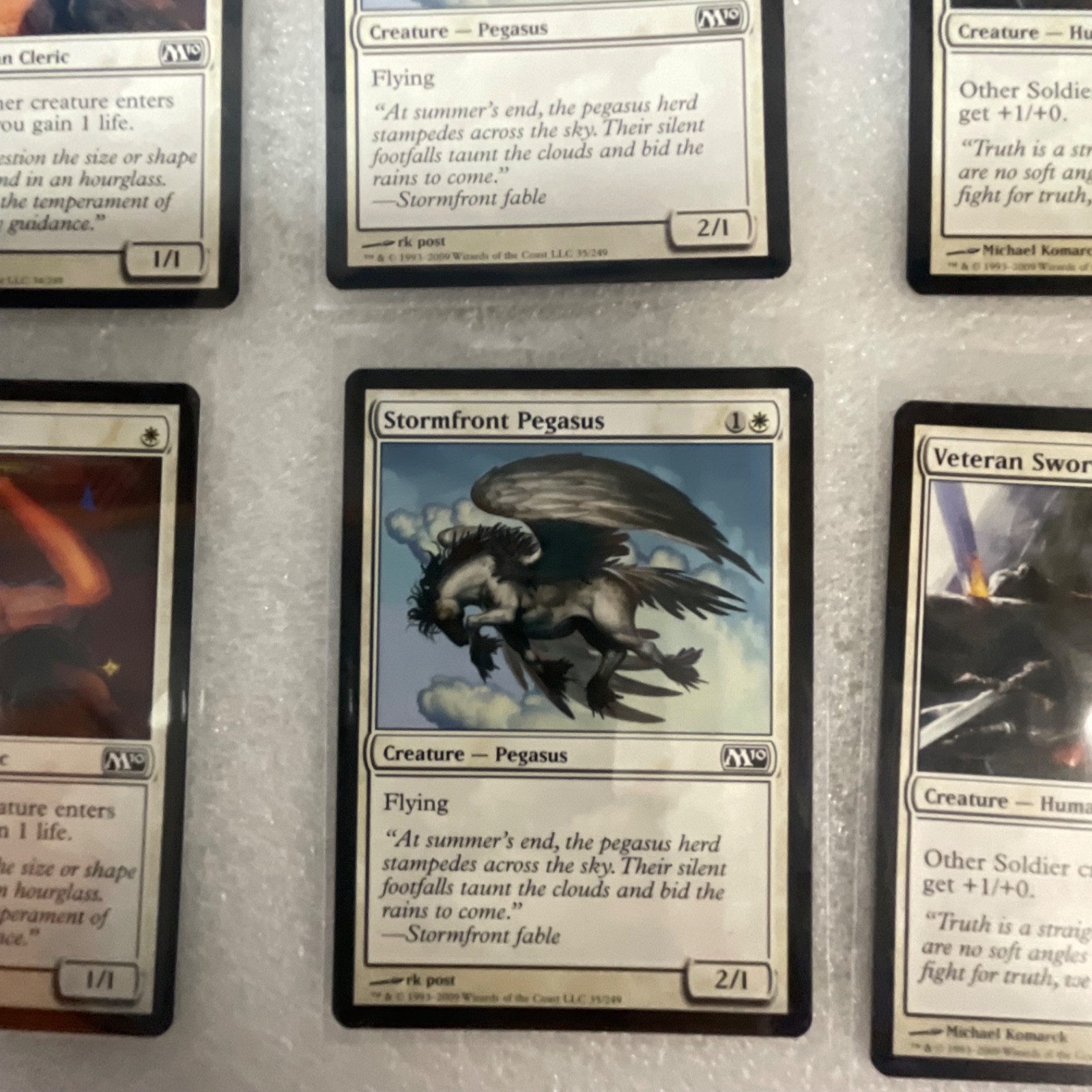 Magic the Gathering Lot of 20 White M13 Soul Warden Stormfront Pegasus - Image 13