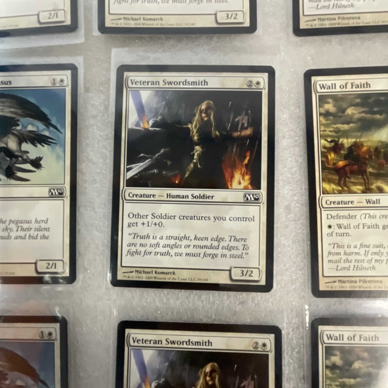 Magic the Gathering Lot of 20 White M13 Soul Warden Stormfront Pegasus - Image 16