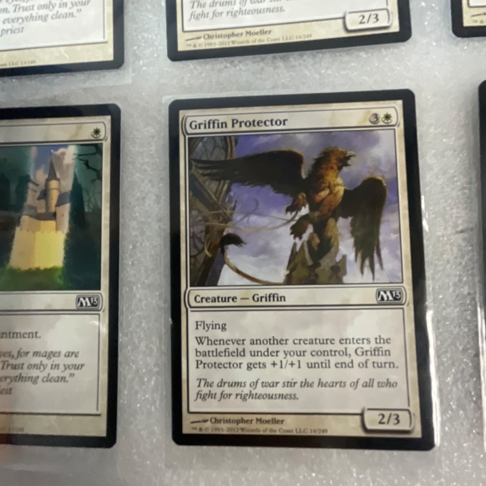 Magic the Gathering Lot of 20 White M13 Divine Verdict Erase - Image 14