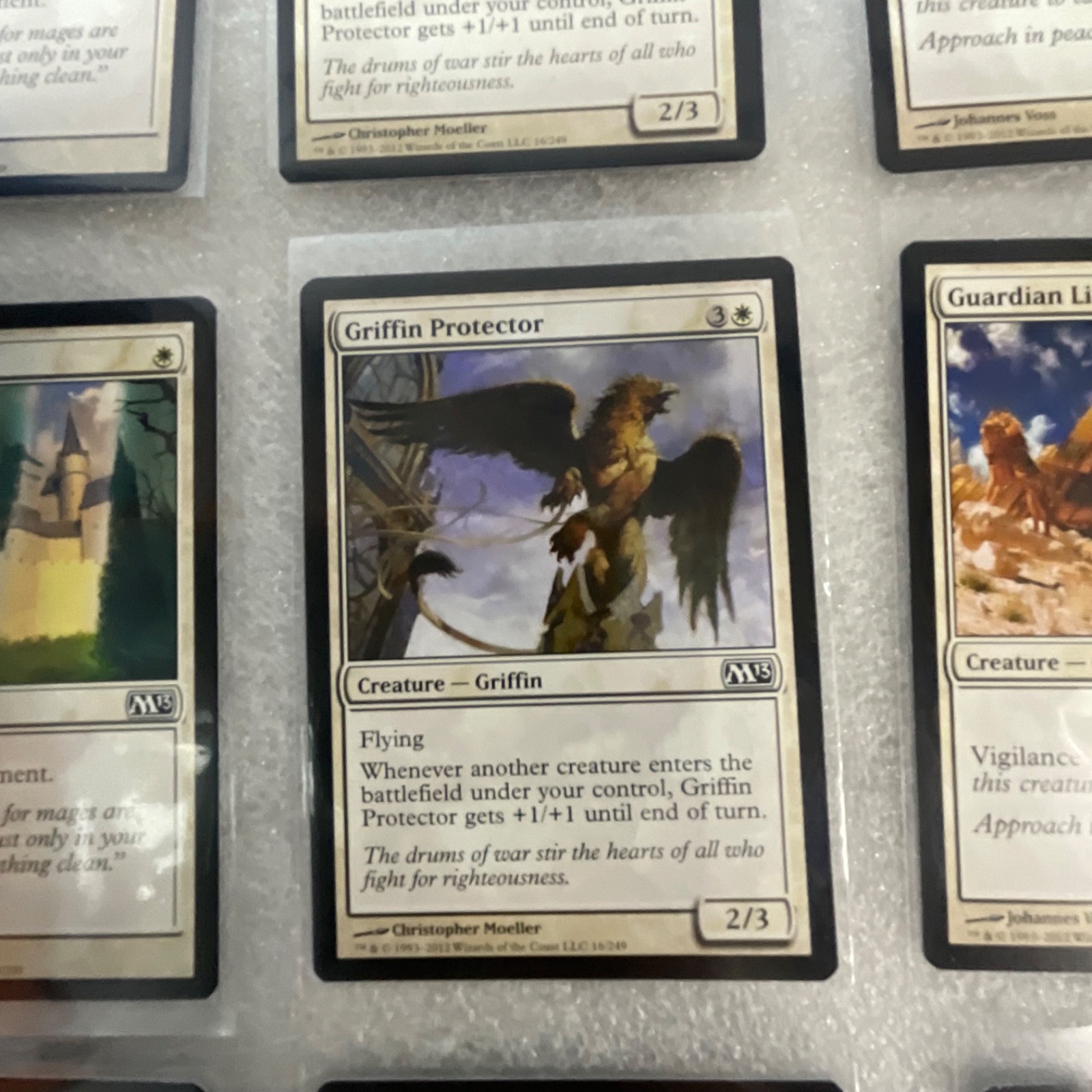 Magic the Gathering Lot of 20 White M13 Divine Verdict Erase - Image 15