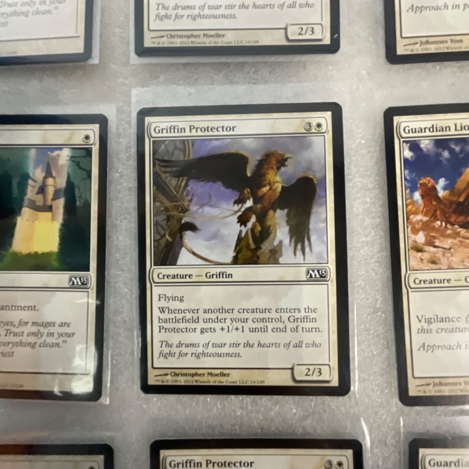 Magic the Gathering Lot of 20 White M13 Divine Verdict Erase - Image 16