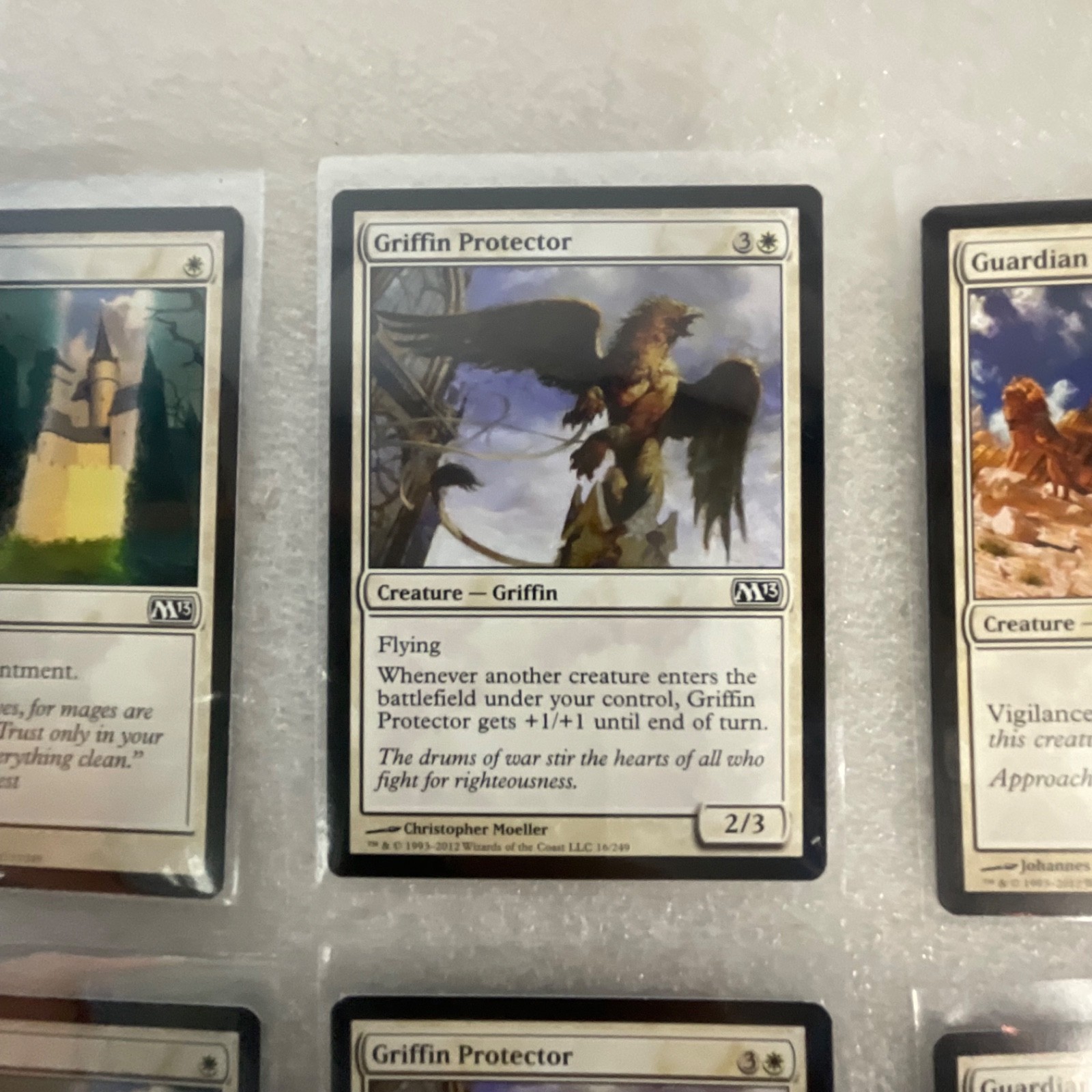 Magic the Gathering Lot of 20 White M13 Divine Verdict Erase - Image 17