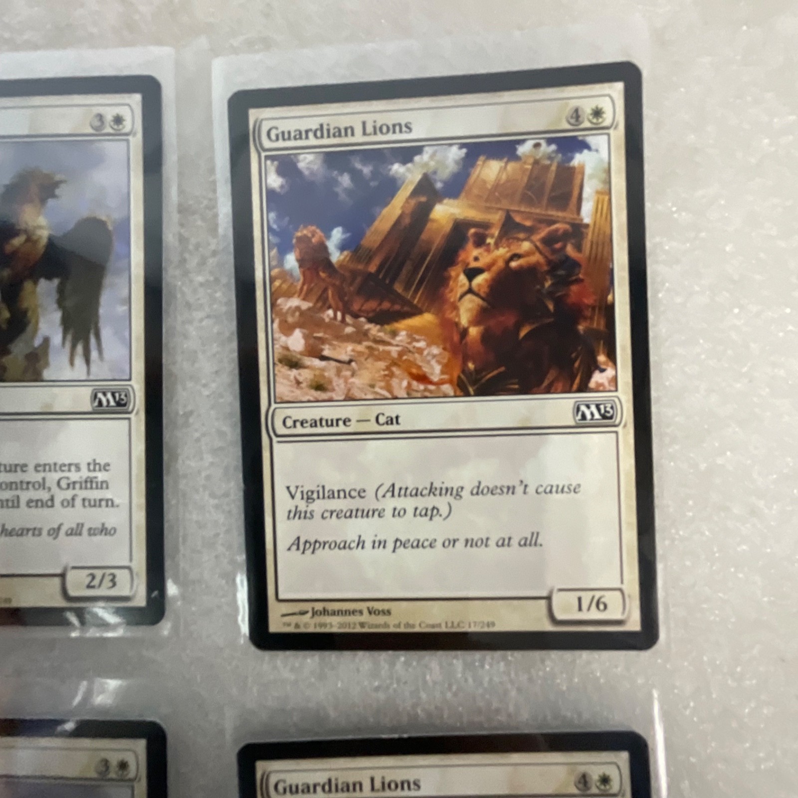 Magic the Gathering Lot of 20 White M13 Divine Verdict Erase - Image 18