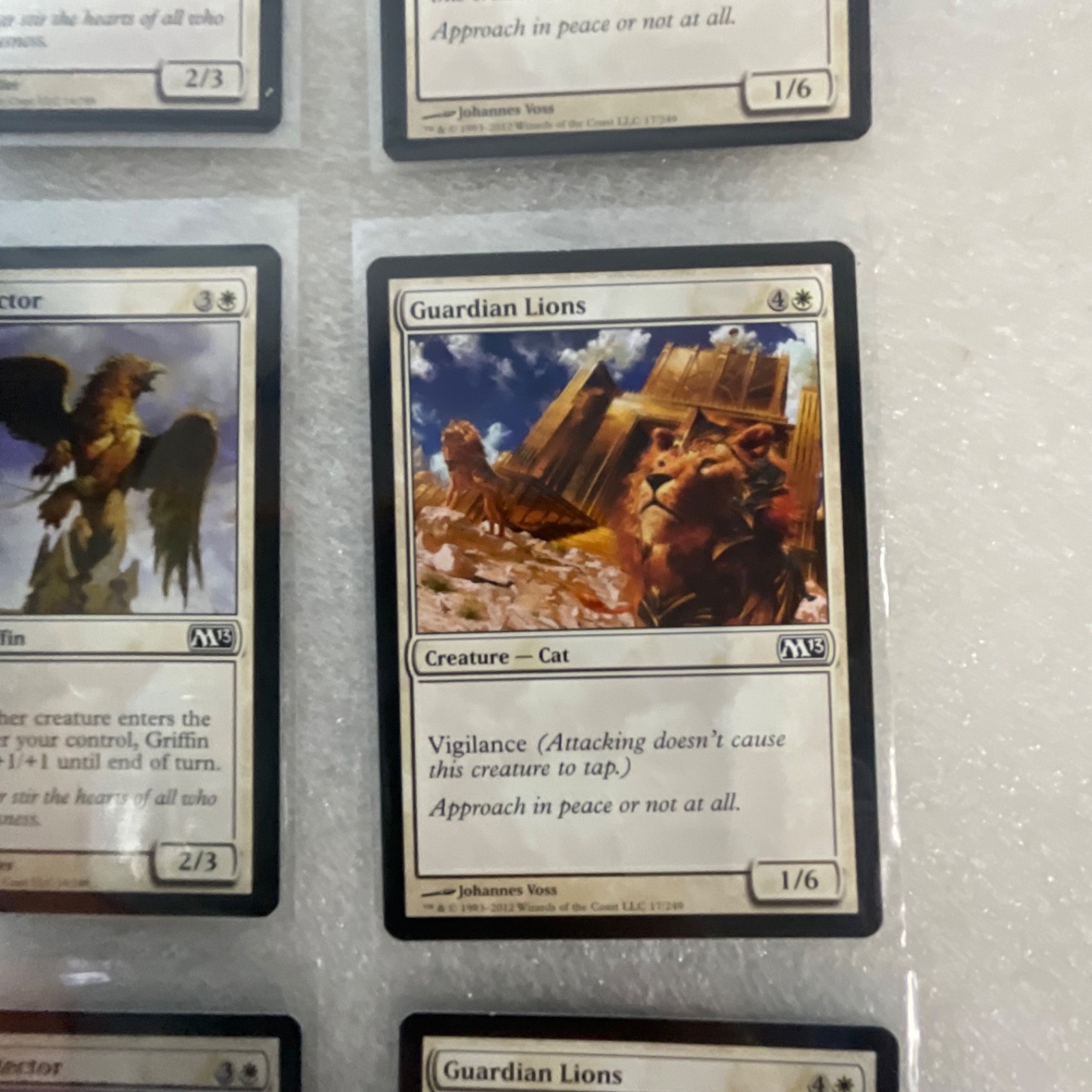 Magic the Gathering Lot of 20 White M13 Divine Verdict Erase - Image 19