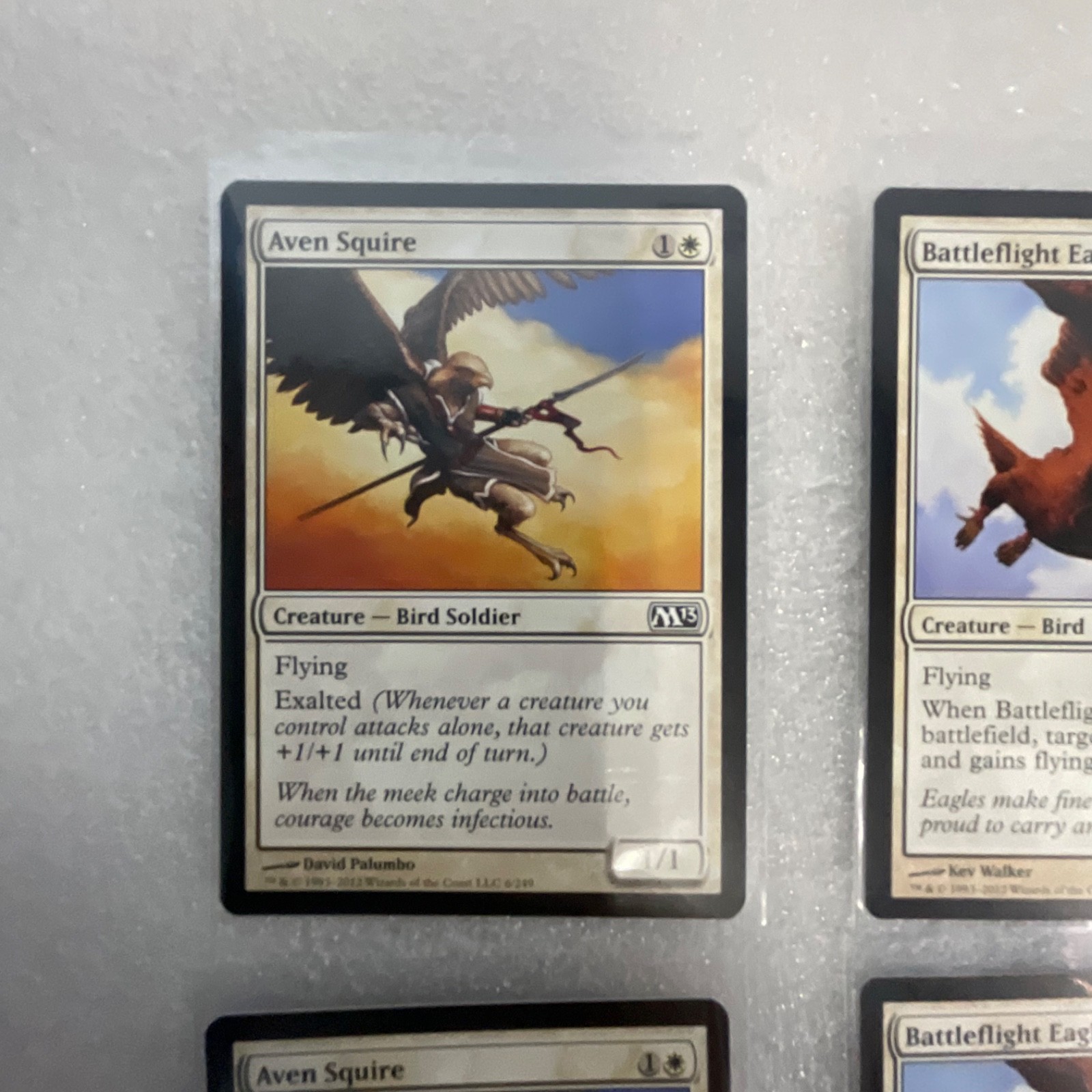 Magic the Gathering Lot of 20 White M13 Divine Verdict Captain's Call - Image 2