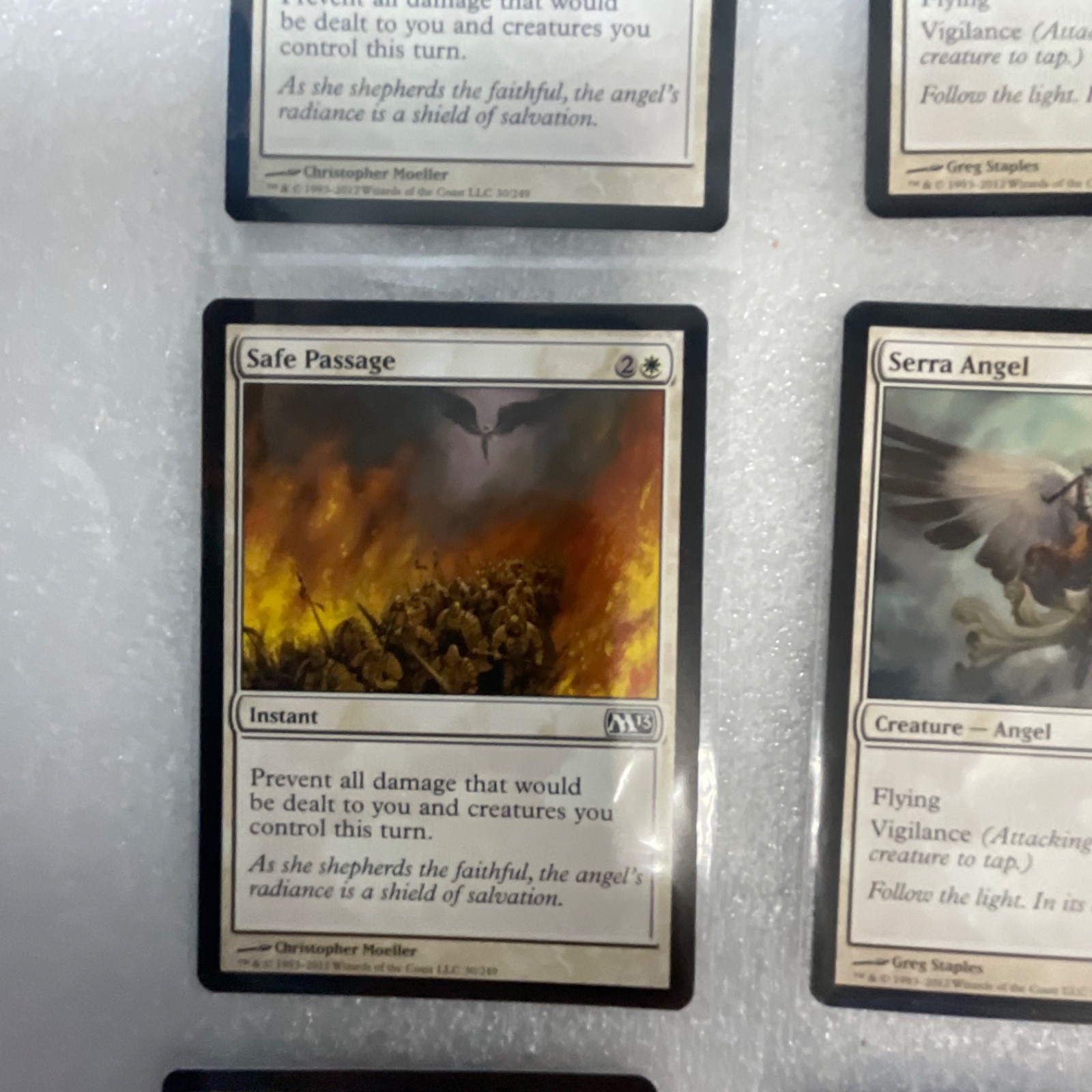 Magic the Gathering Lot of 20 White M13 Serra Angel Ajani’s Sunstriker - Image 4