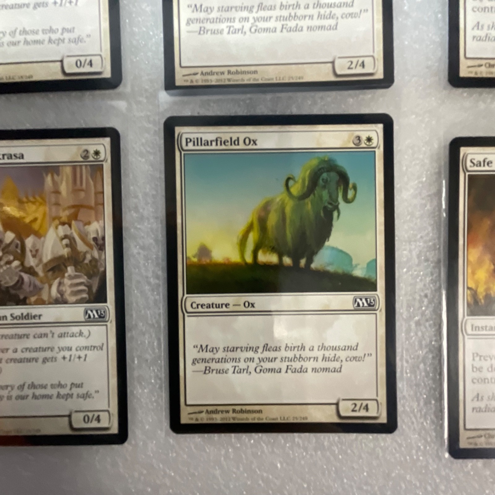 Magic the Gathering Lot of 20 White M13 Show of Valor Safe Passage - Image 6