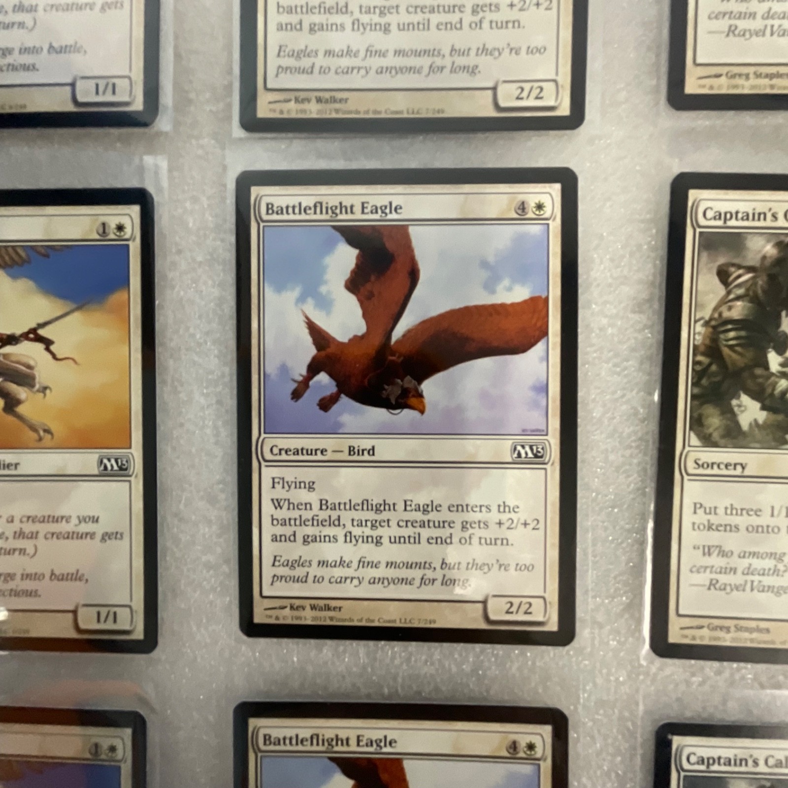 Magic the Gathering Lot of 20 White M13 Divine Verdict Captain's Call - Image 8