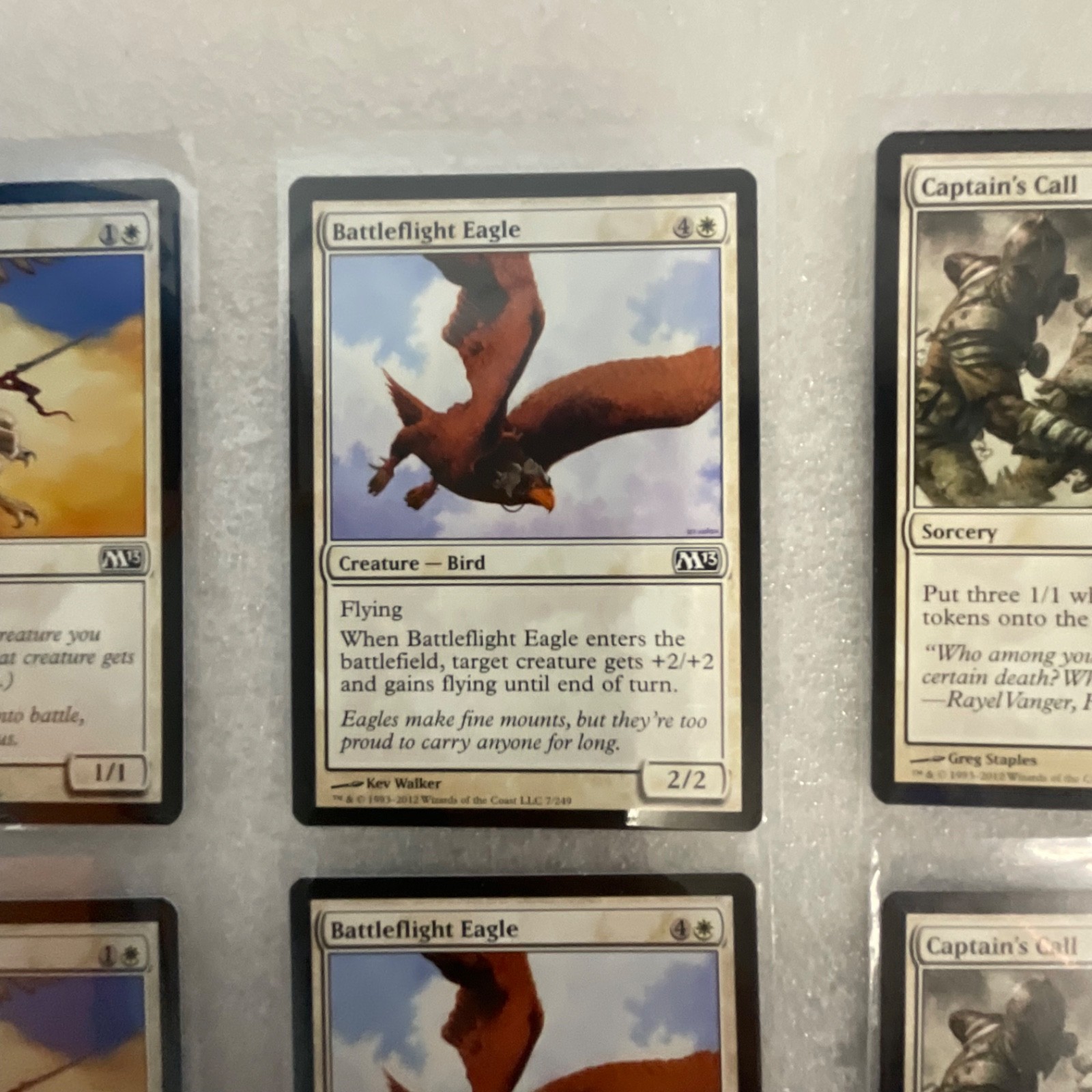 Magic the Gathering Lot of 20 White M13 Divine Verdict Captain's Call - Image 9