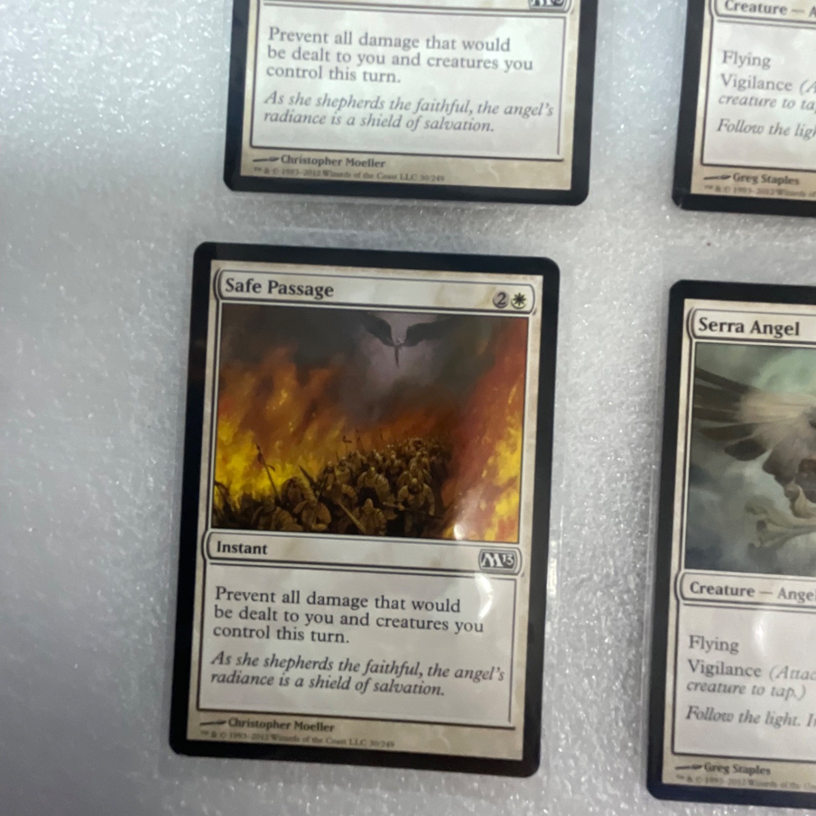 Magic the Gathering Lot of 20 White M13 Serra Angel Ajani’s Sunstriker - Image 5
