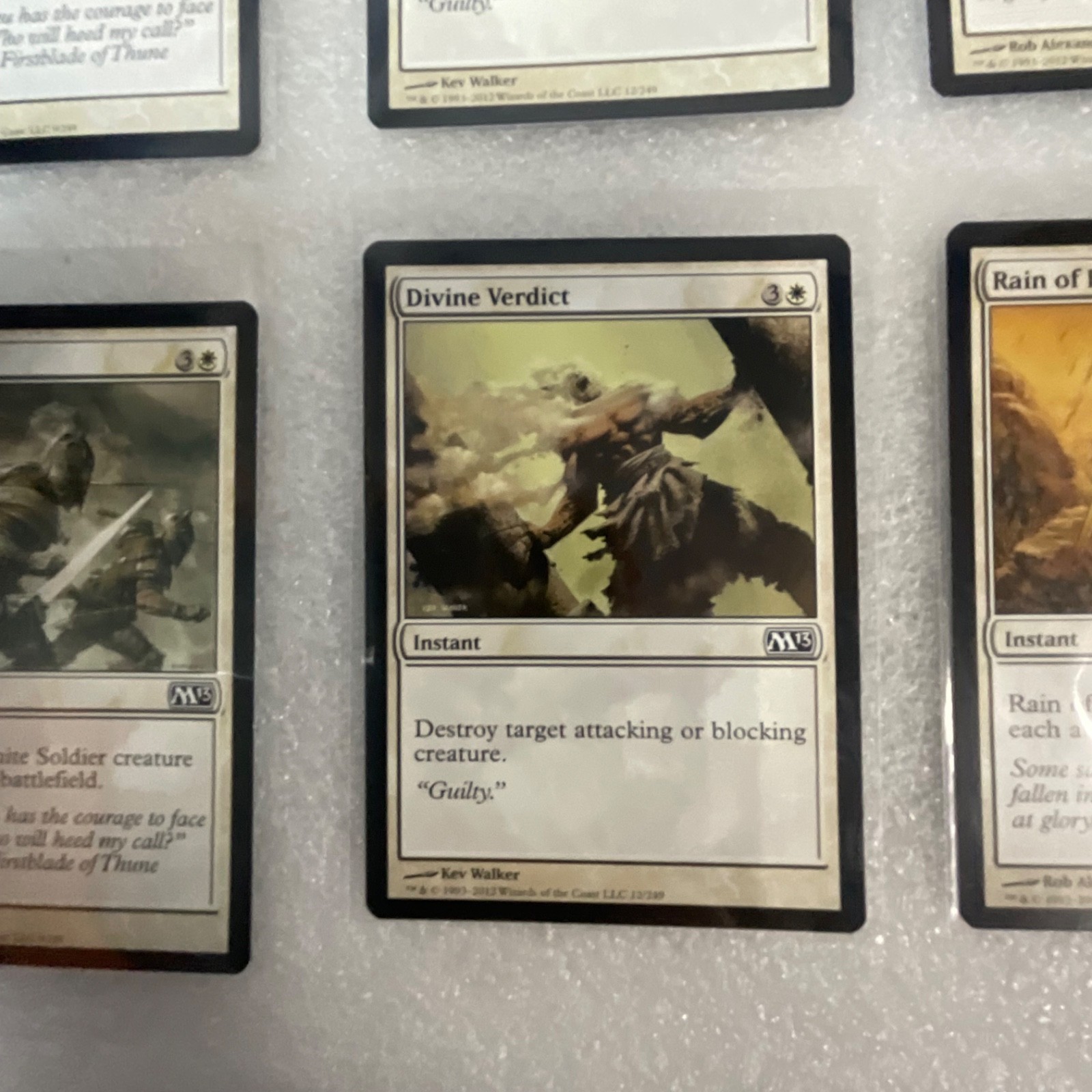 Magic the Gathering Lot of 20 White M13 Divine Verdict Captain's Call - Image 14
