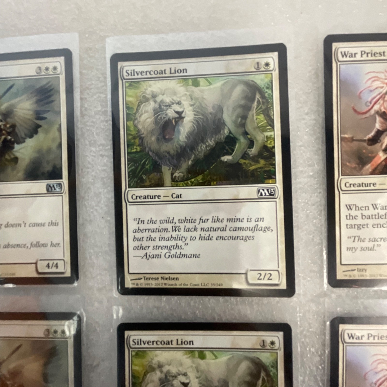 Magic the Gathering Lot of 20 White M13 Serra Angel Ajani’s Sunstriker - Image 10