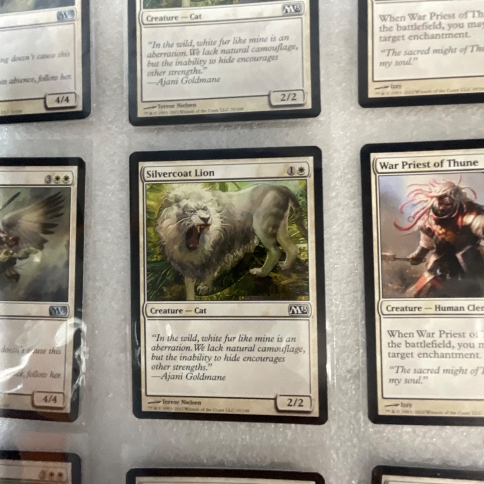 Magic the Gathering Lot of 20 White M13 Serra Angel Ajani’s Sunstriker - Image 12